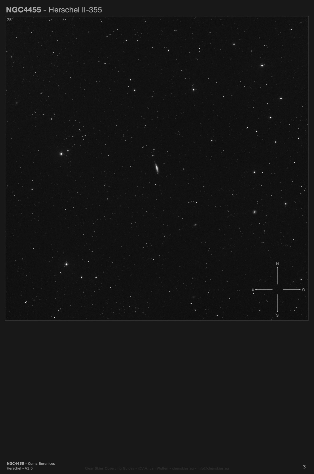 Galaxy NGC4455 in Coma Berenices Galaxy NGC4455 in Coma Berenices