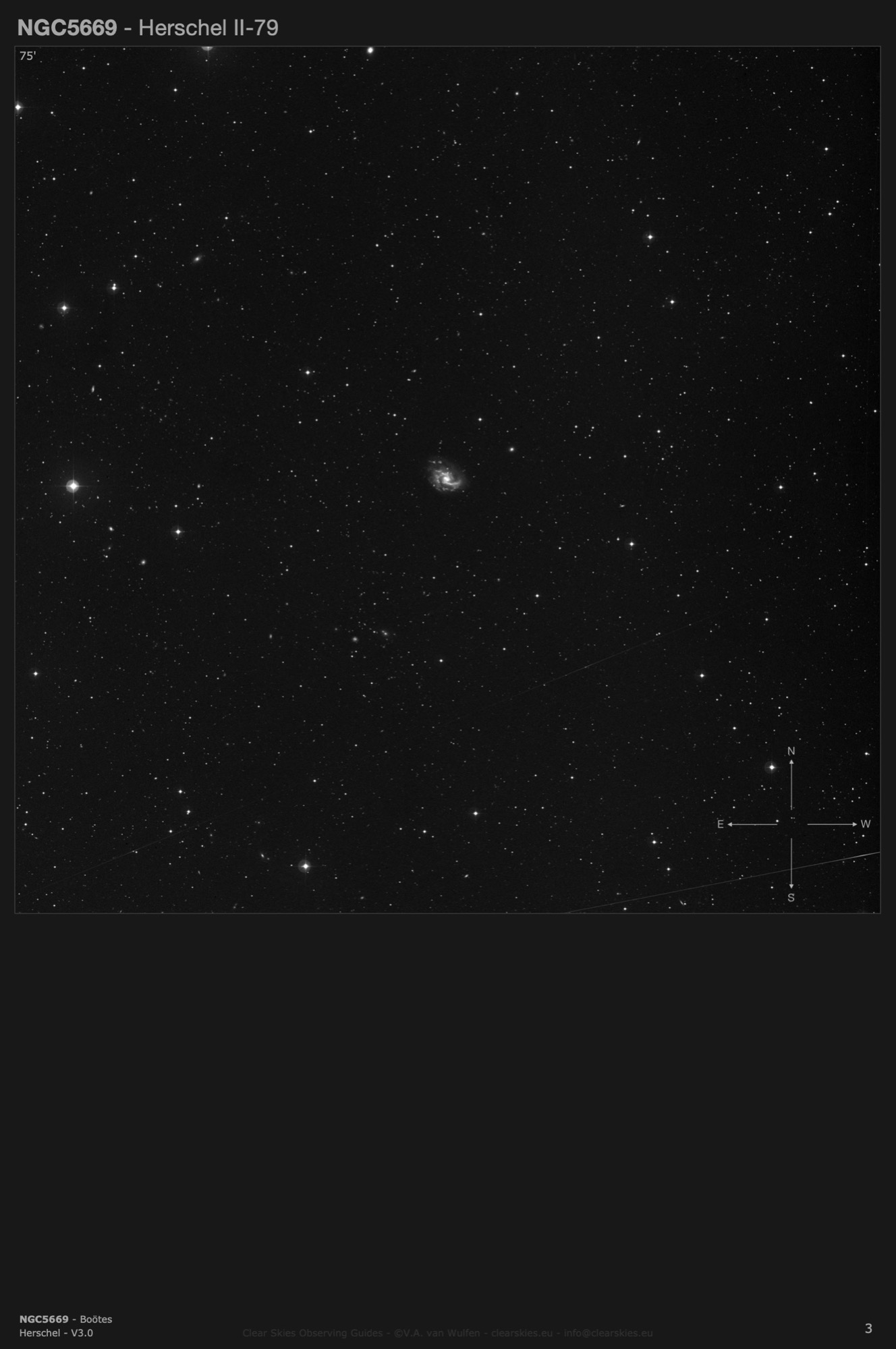 Galaxy NGC5669 in Boötes Galaxy NGC5669 in Boötes