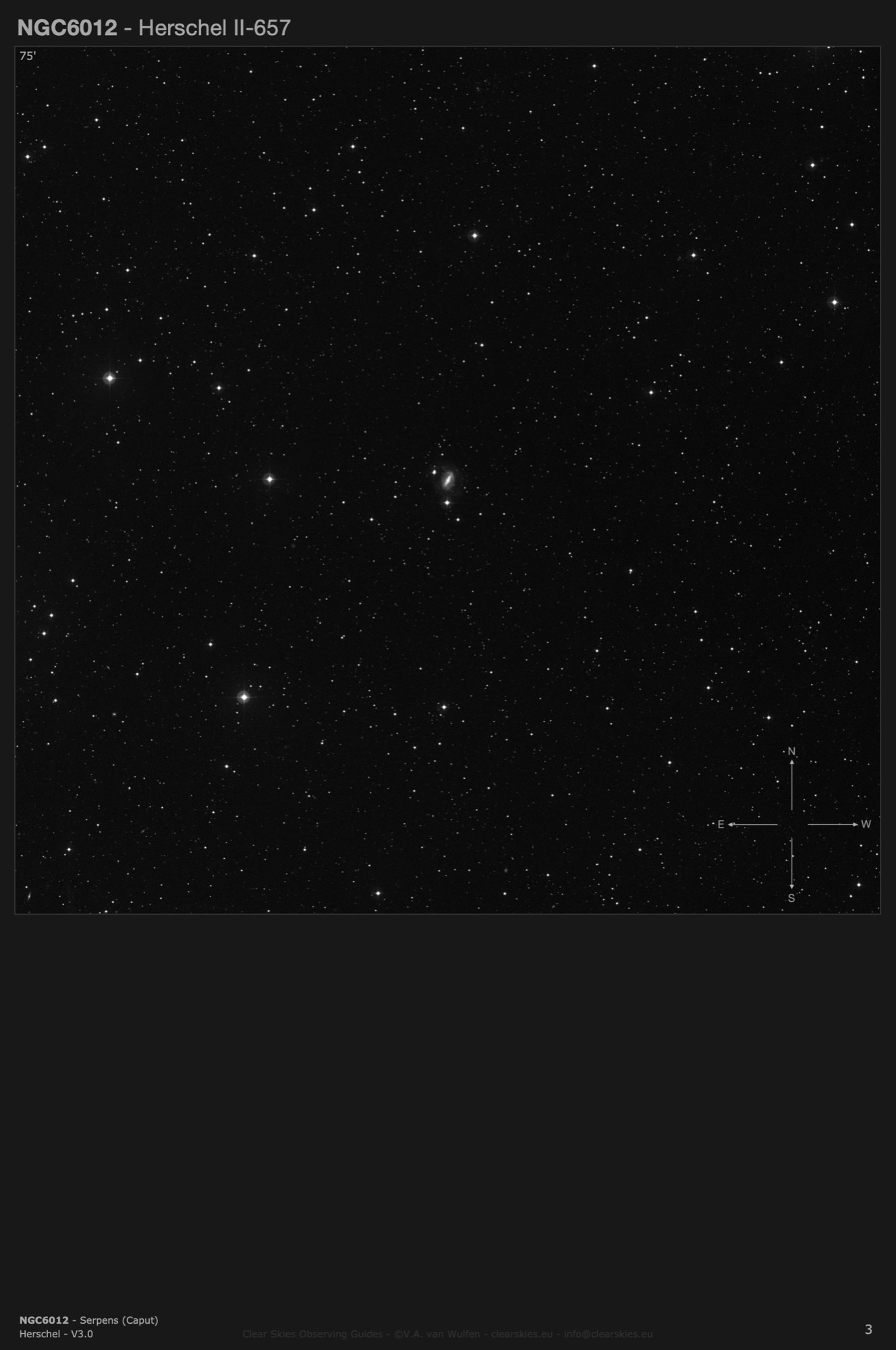 Galaxy NGC6012 in Serpens (Caput) Galaxy NGC6012 in Serpens (Caput)