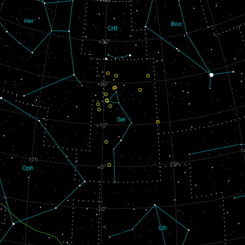Galaxies in Serpens (Caput), observed in the early morning of 30 April 2025 Galaxies in Serpens (Caput), observed in the early morning of 30 April 2025