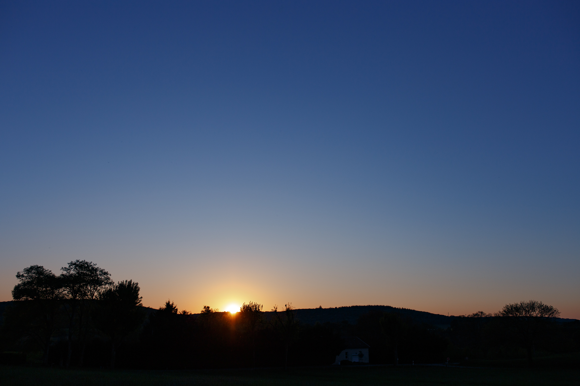 Sunset, 30 April 2025 - Boureuilles, France Sunset, 30 April 2025 - Boureuilles, France