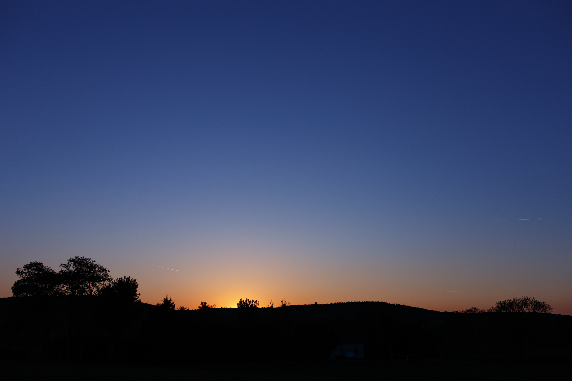 Sunset, 30 April 2025 - Boureuilles, France Sunset, 30 April 2025 - Boureuilles, France