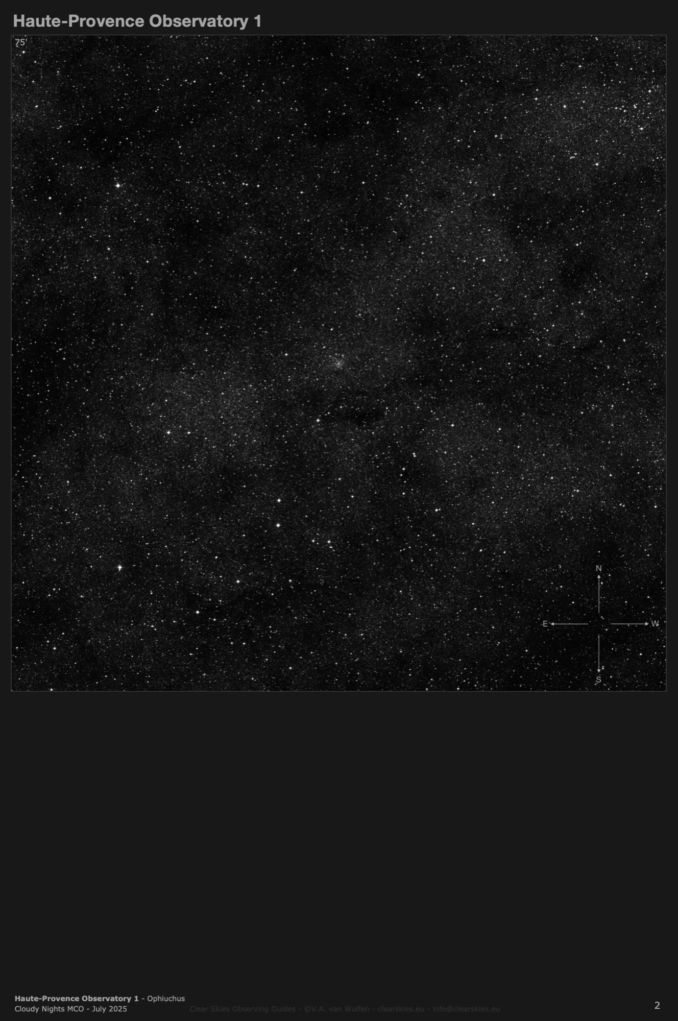 Globular cluster Haute-Provence Observatory 1 in Ophiuchus Globular cluster Haute-Provence Observatory 1 in Ophiuchus