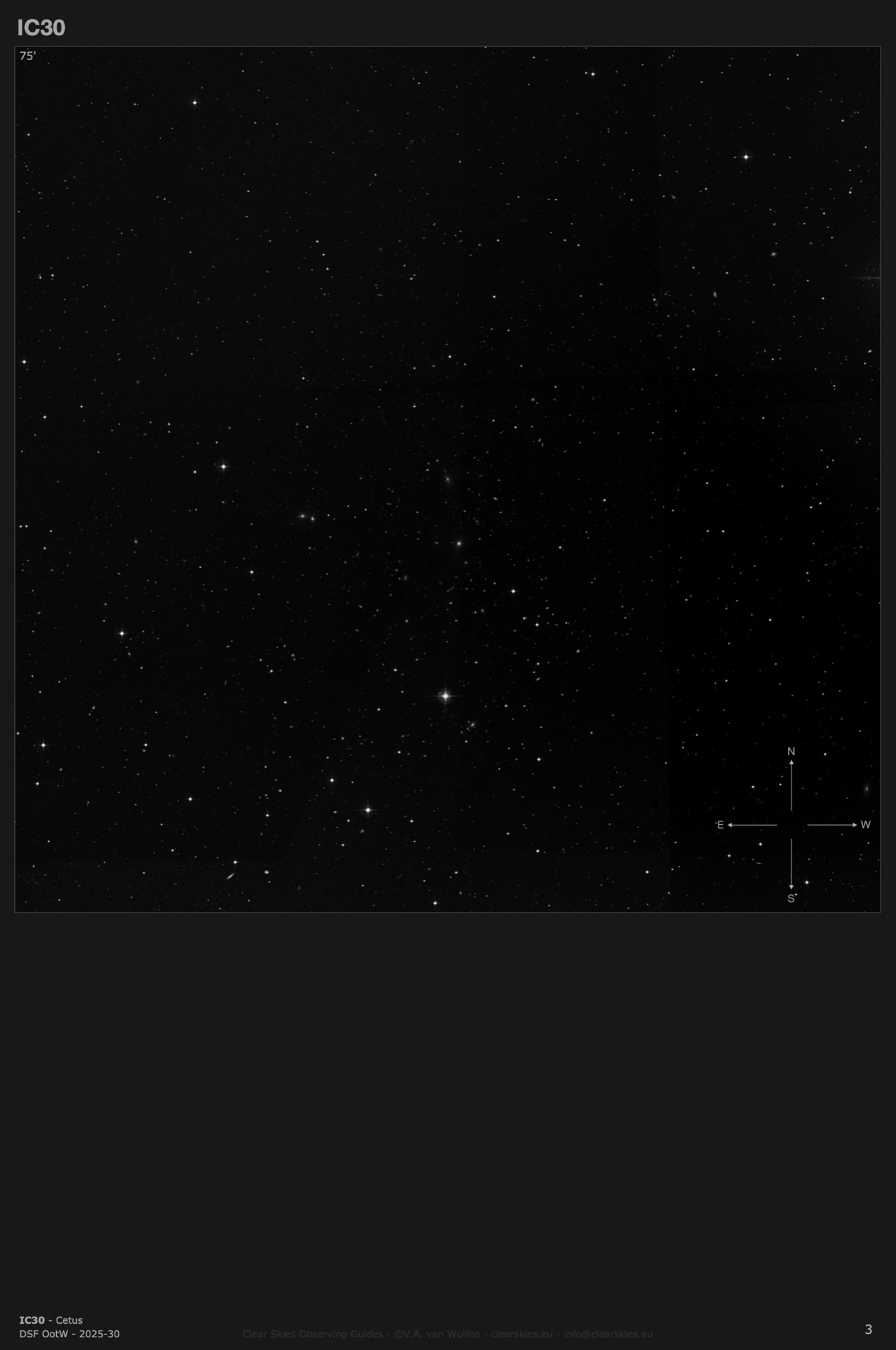 Galaxy IC30 in Cetus Galaxy IC30 in Cetus