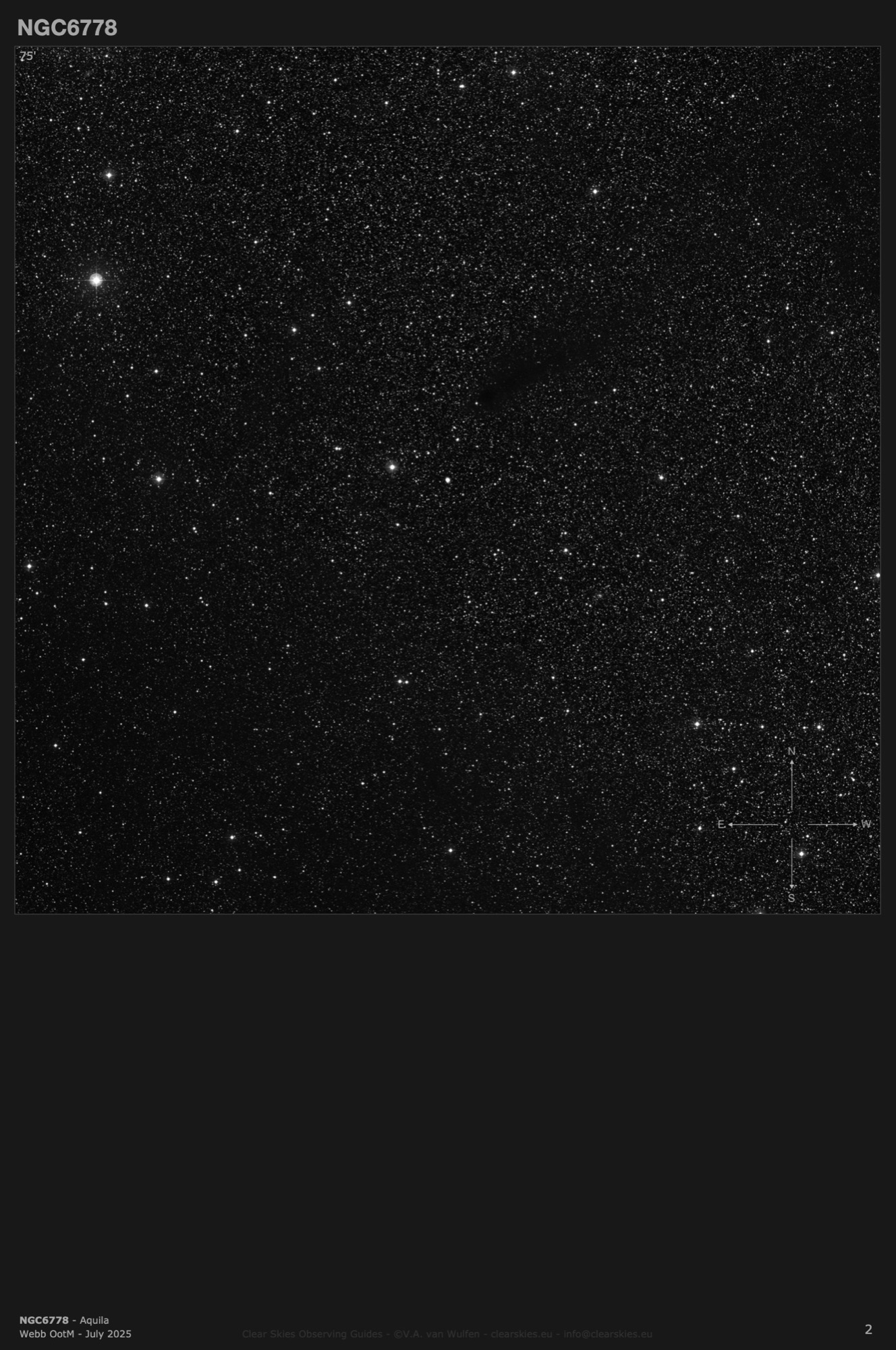 Planetary nebula NGC6778 in Aquila Planetary nebula NGC6778 in Aquila