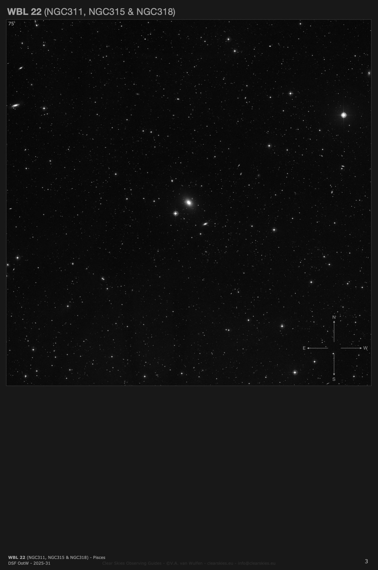 Galaxy group WBL 22 (NGC311, NGC315 & NGC318) in Pisces Galaxy group WBL 22 (NGC311, NGC315 & NGC318) in Pisces