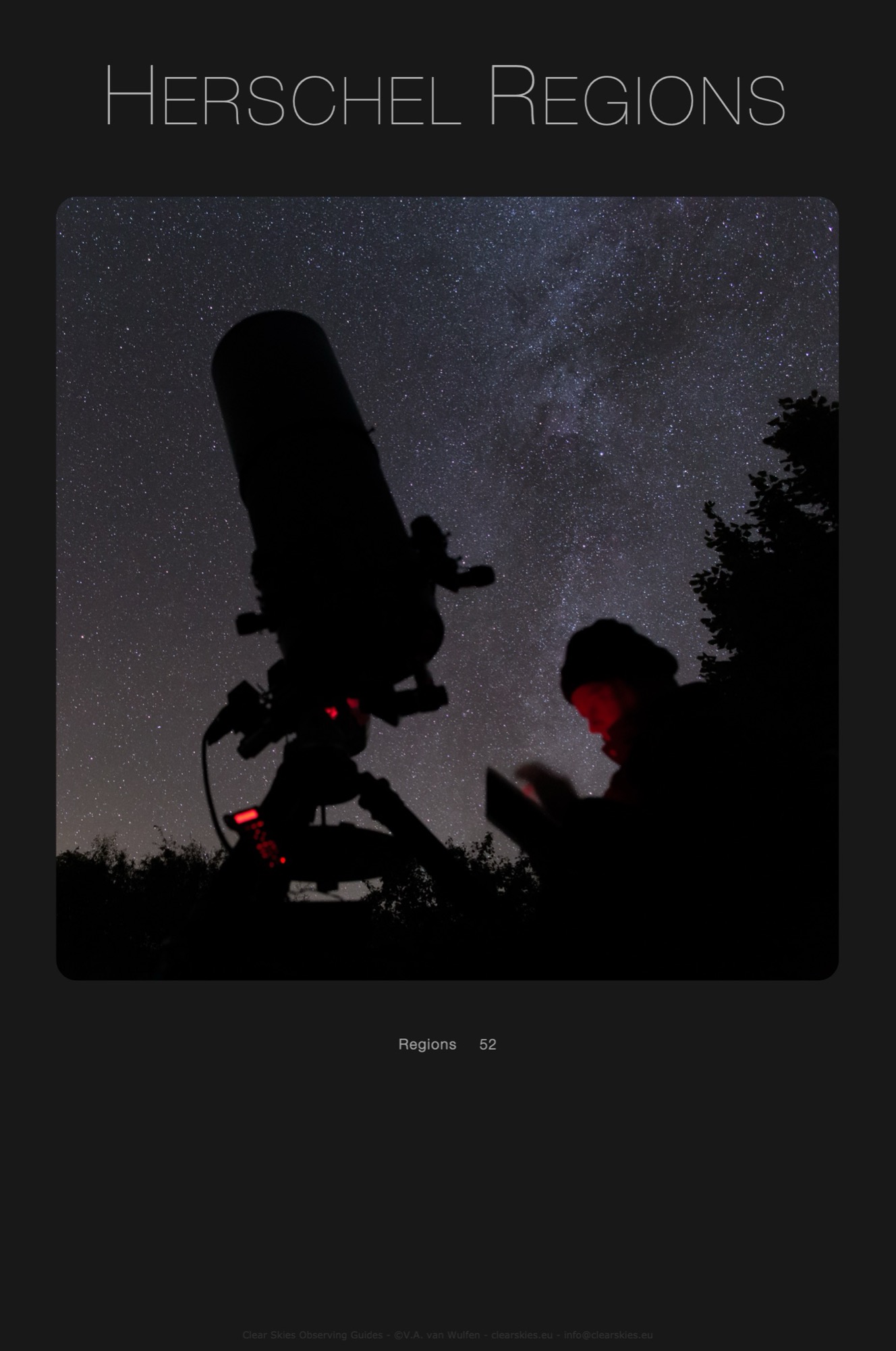 CSOG Downloads - Other editions - Herschel Regions CSOG Downloads - Other editions - Herschel Regions