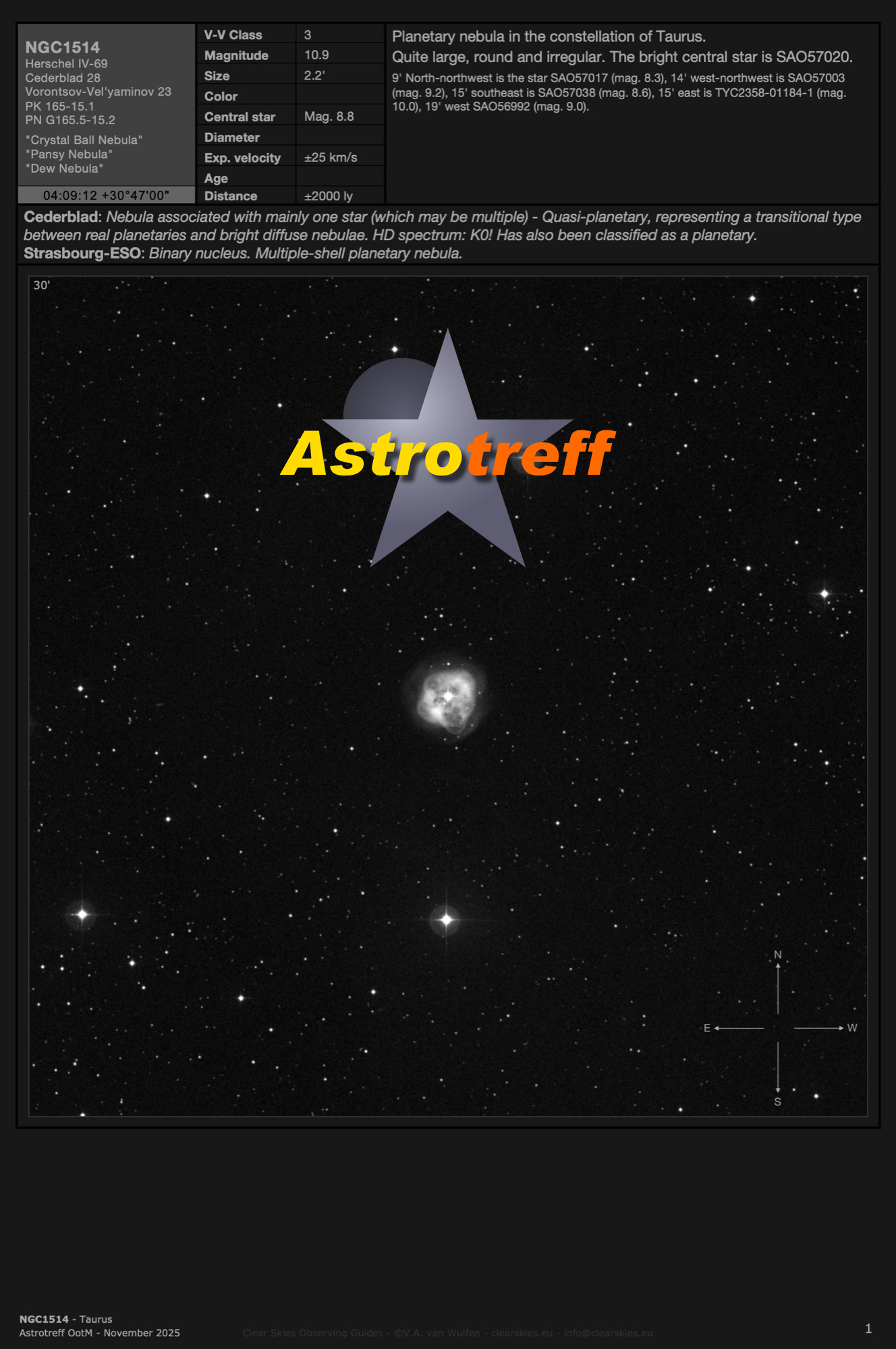 the current Astrotreff Object of the Month the current Astrotreff Object of the Month
