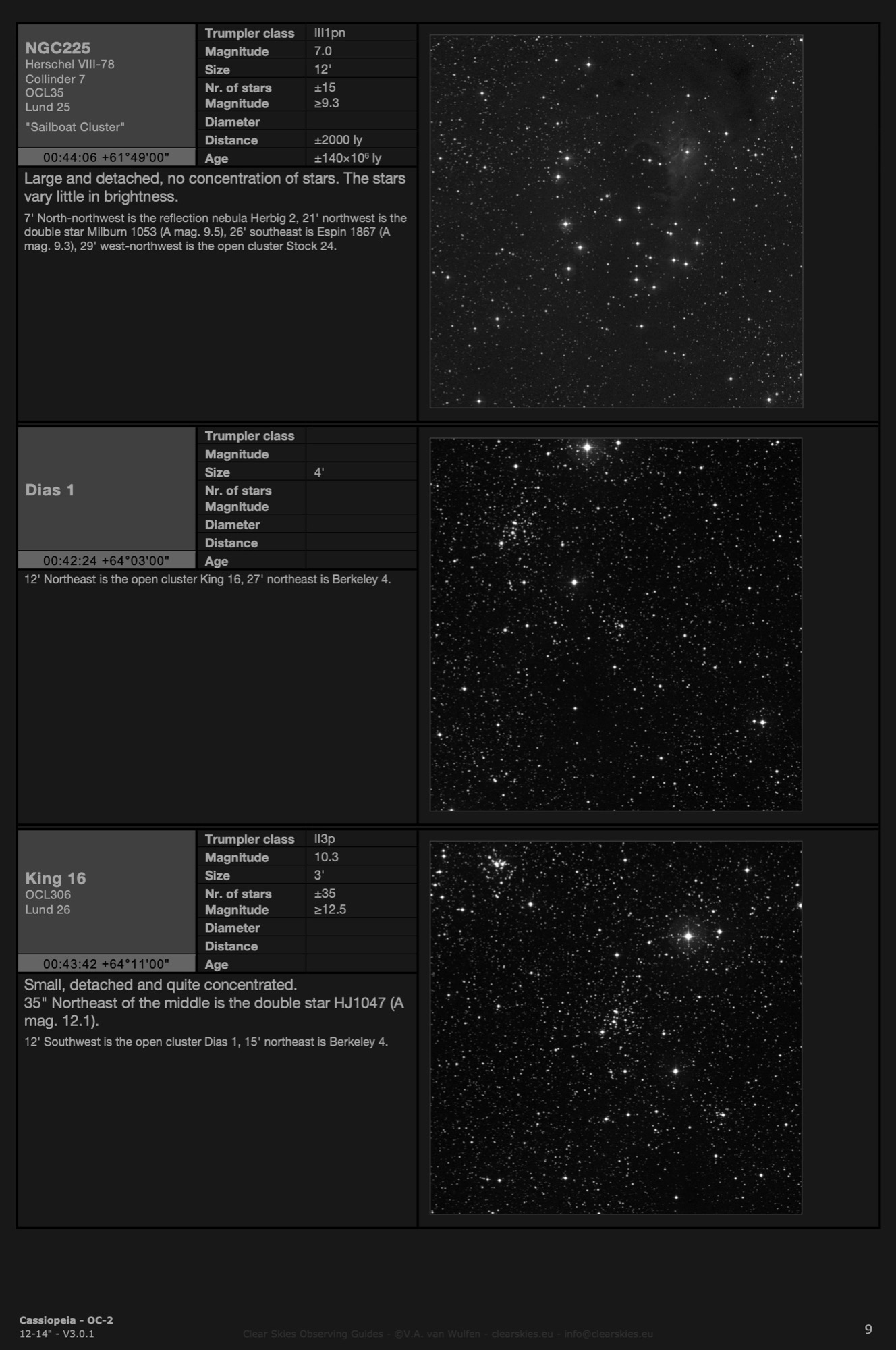 CSOG 12-14" Constellation editions - Open Clusters in Cassiopeia - OC-2, page 9 - CSOG 3.0.1 CSOG 12-14" Constellation editions - Open Clusters in Cassiopeia - OC-2, page 9 - CSOG 3.0.1