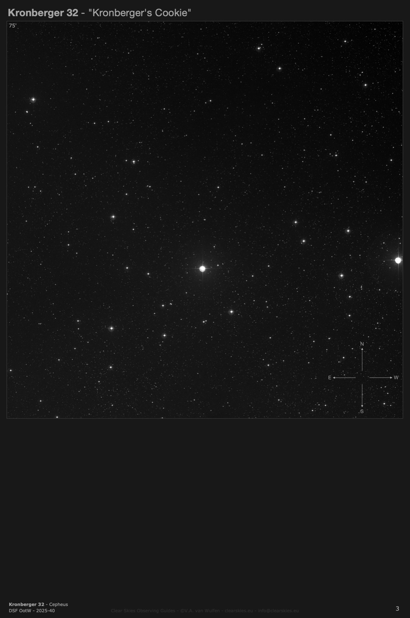 Protoplanetary disk Kronberger 32 - "Kronberger's Cookie" in Cepheus Protoplanetary disk Kronberger 32 - "Kronberger's Cookie" in Cepheus