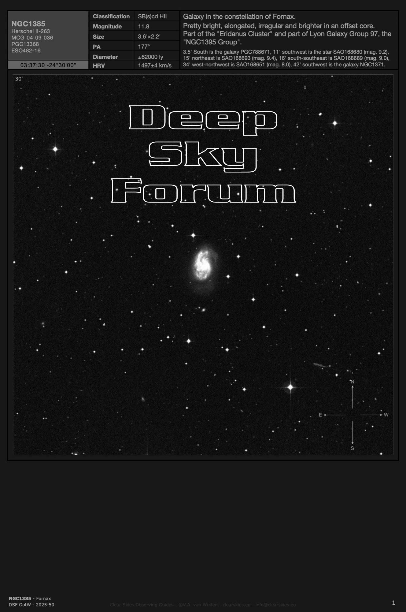 The current Deep Sky Forum Object of the Week The current Deep Sky Forum Object of the Week
