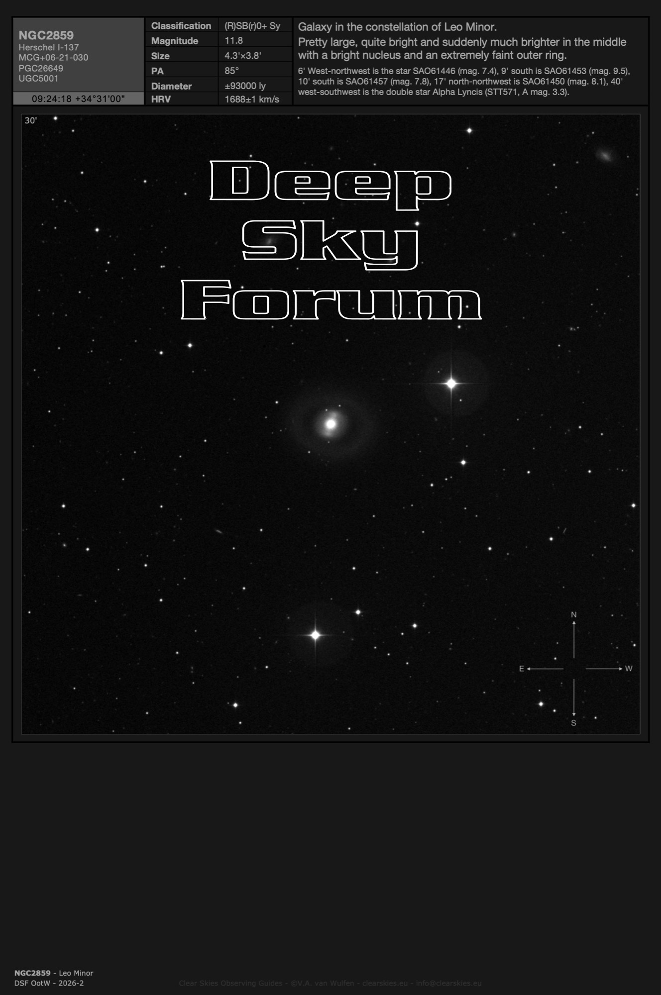 The current Deep Sky Forum Object of the Week the current Deep Sky Forum Object of the Week