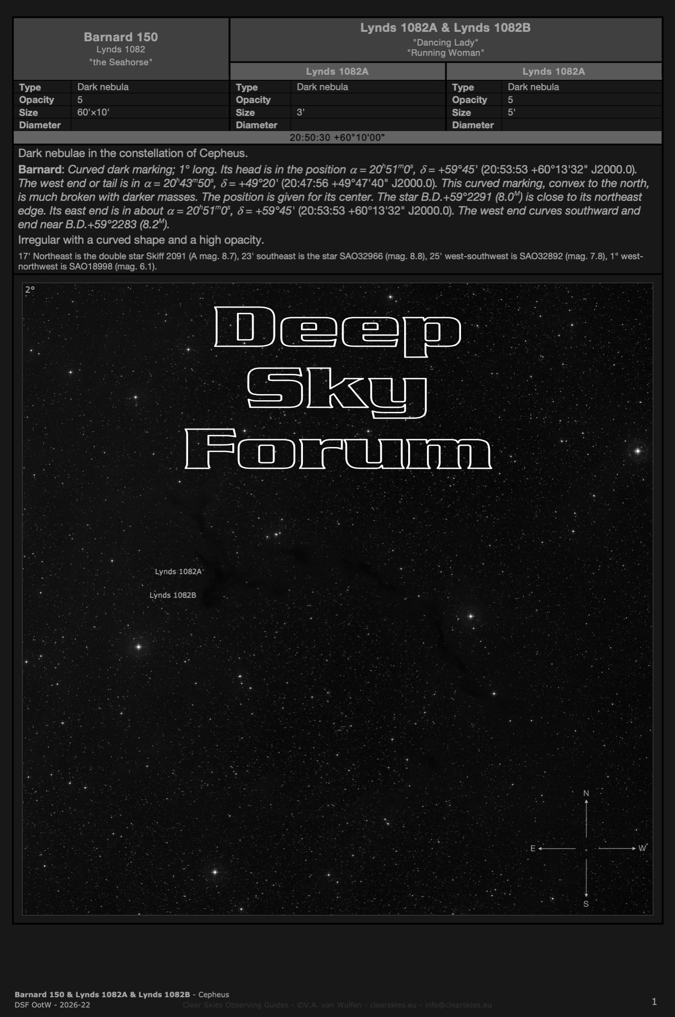 The current Deep Sky Forum Object of the Week The current Deep Sky Forum Objects of the Week