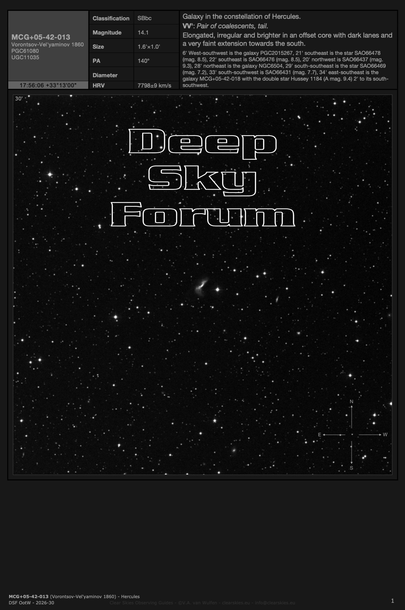 The current Deep Sky Forum Object of the Week The current Deep Sky Forum Object of the Week