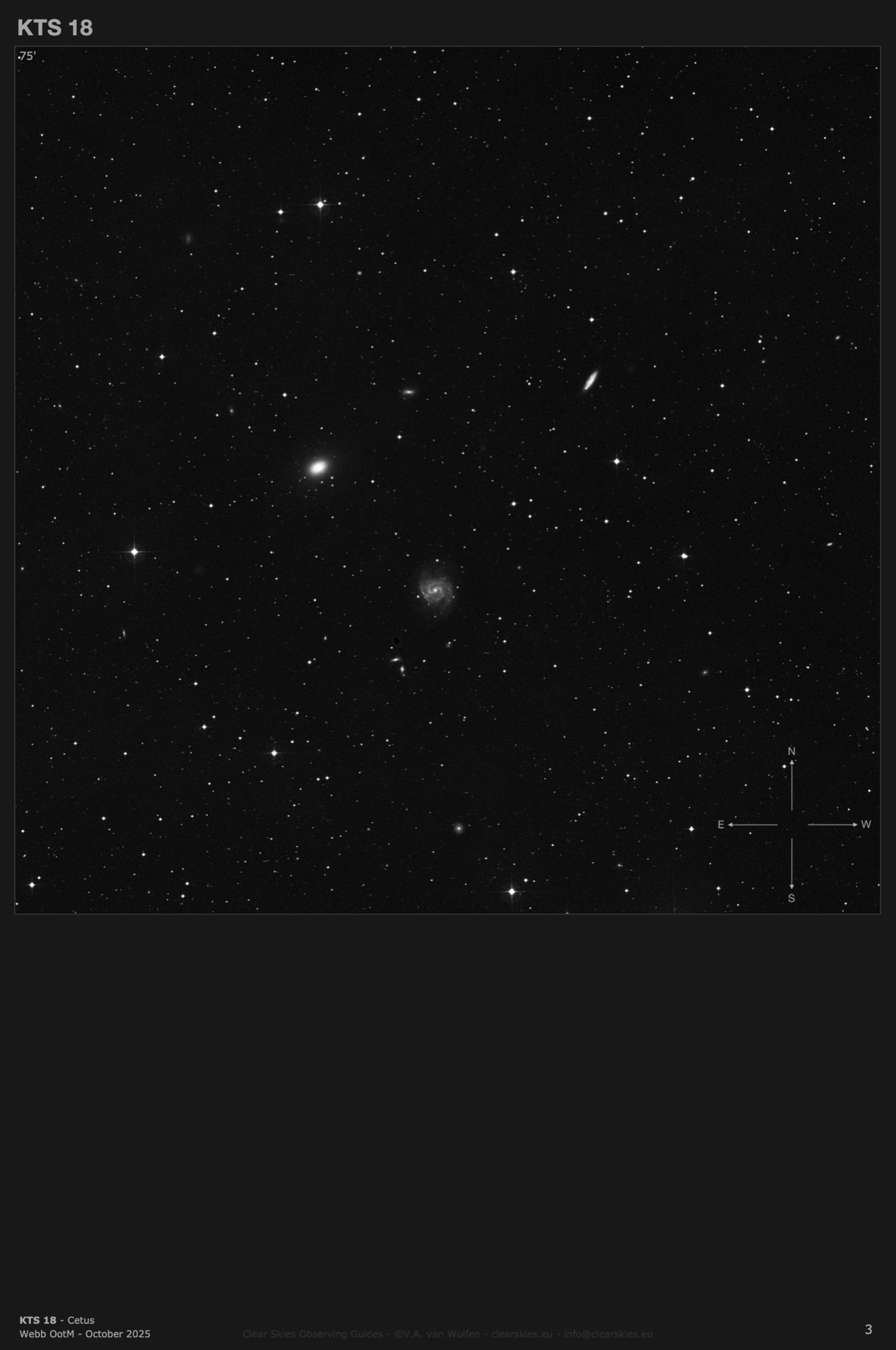 Galaxy group KTS 18 in Cetus Galaxy group KTS 18 in Cetus