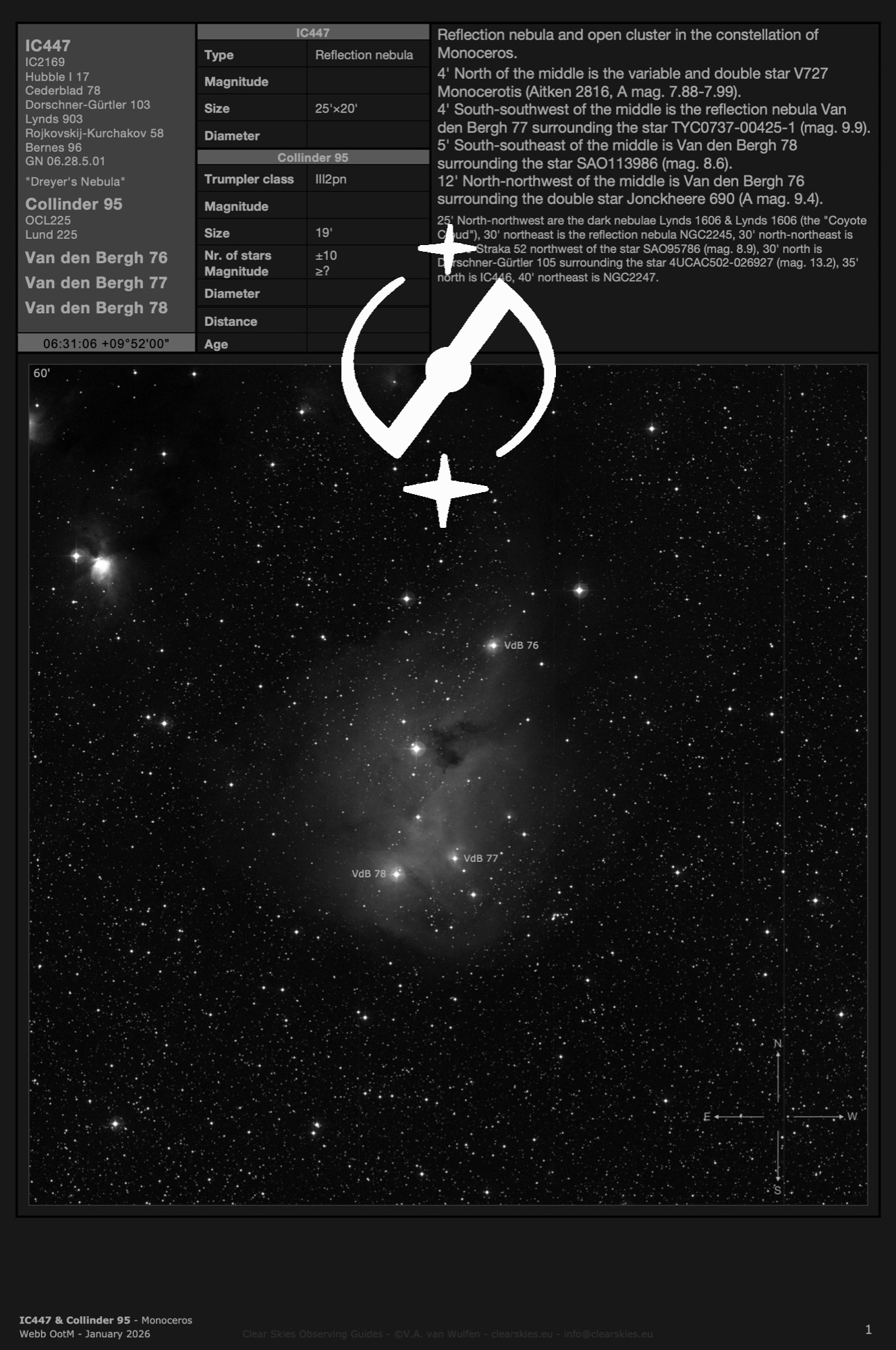 the current Webb Deep-Sky Society's Objects of the Month The current Webb Deep-Sky Society's Objects of the Month