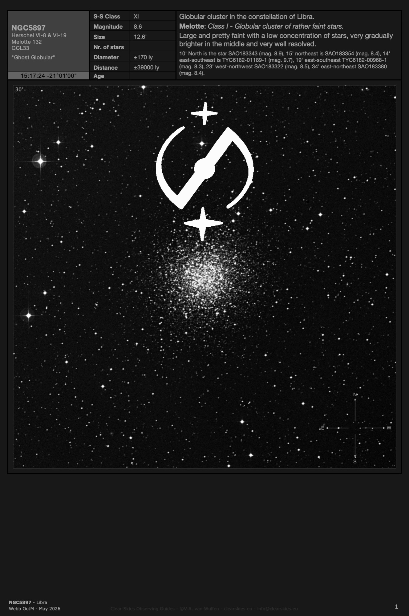 the current Webb Deep-Sky Society's Objects of the Month The current Webb Deep-Sky Society's Objects of the Month