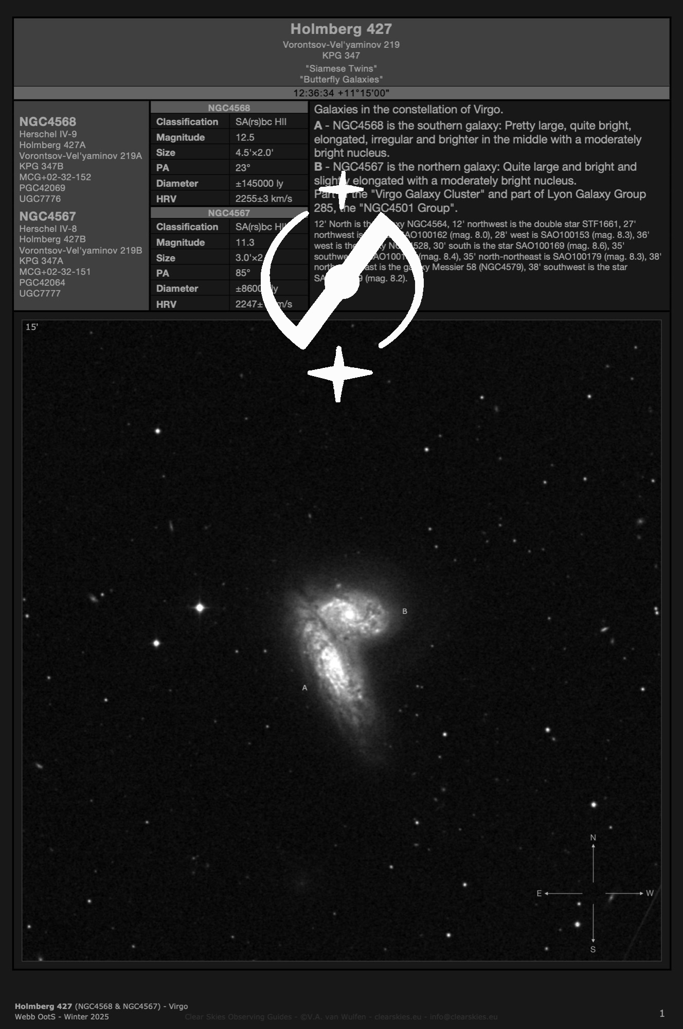 The current Webb Deep-Sky Society's Object of the Season
