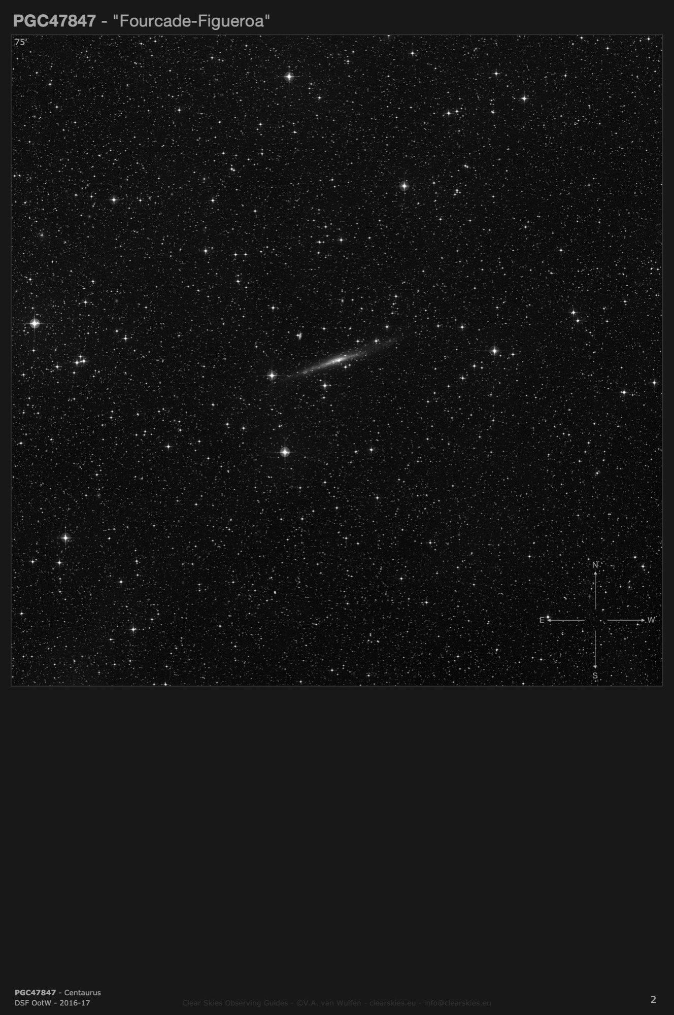 Galaxy PGC47847 in Centaurus Galaxy PGC47847 in Centaurus