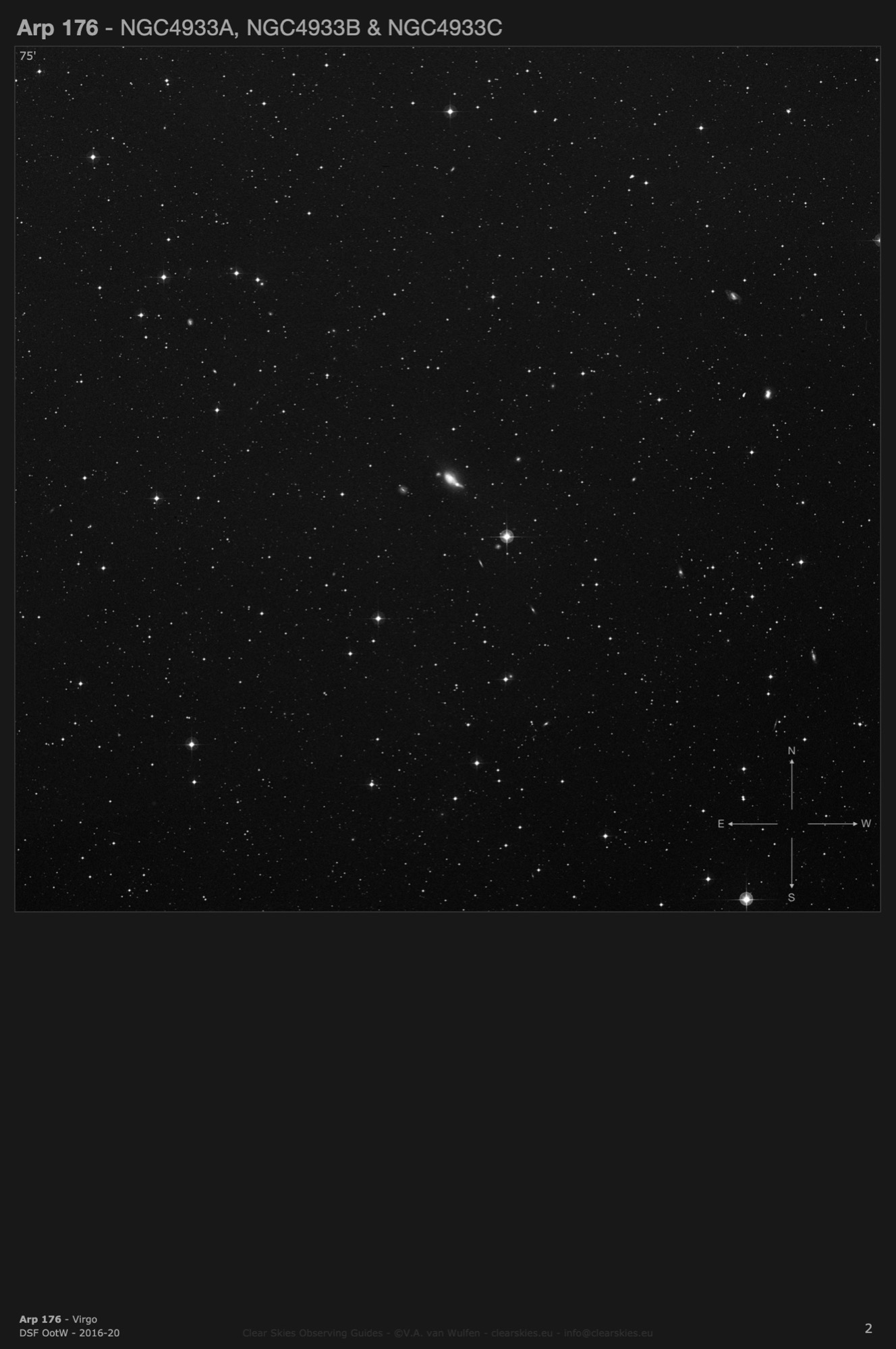 Galaxy NGC4933 in Virgo Galaxy NGC4933 in Virgo