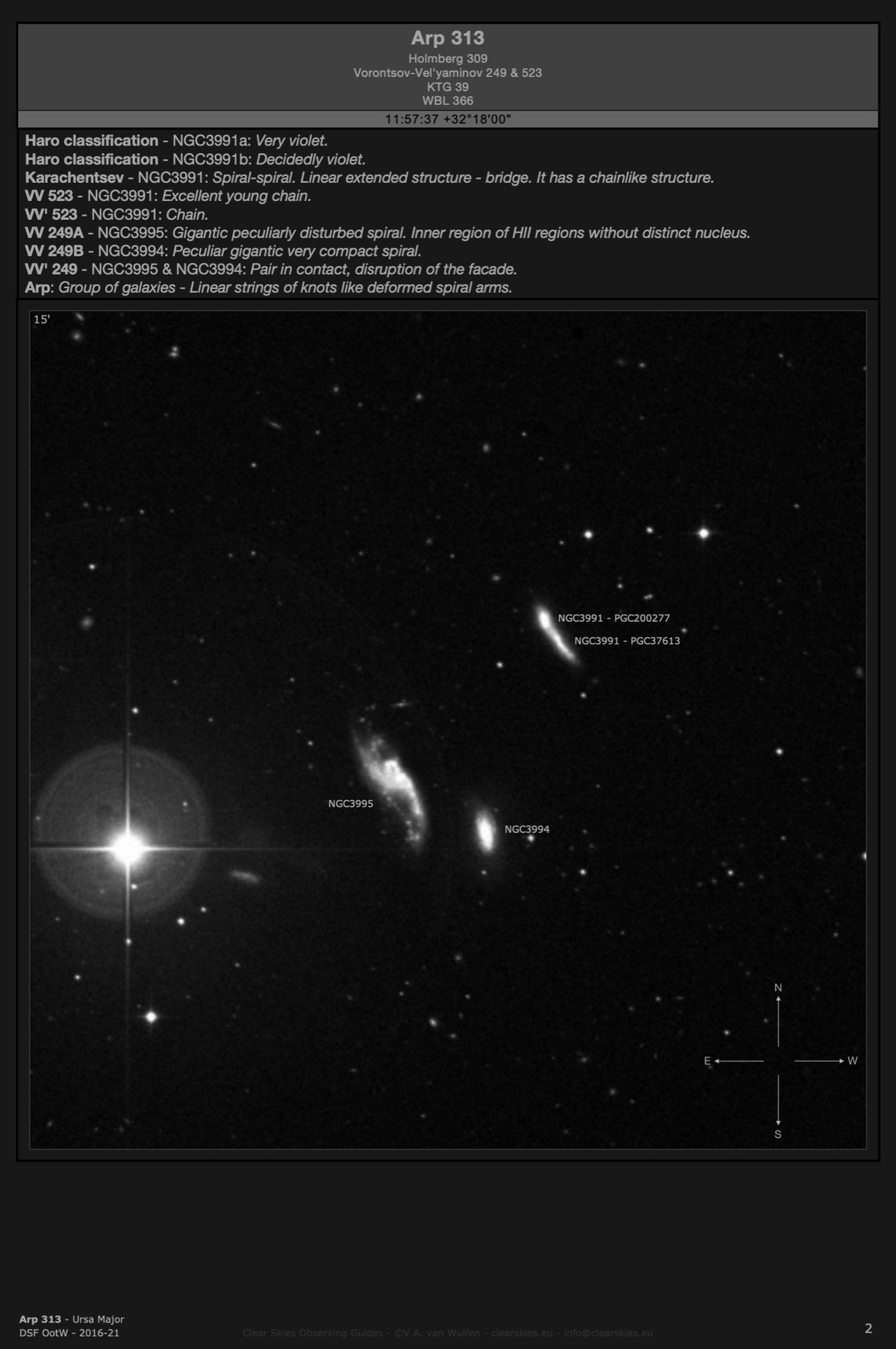 Galaxy group Arp 313 in Ursa Major Galaxy group Arp 313 in Ursa Major