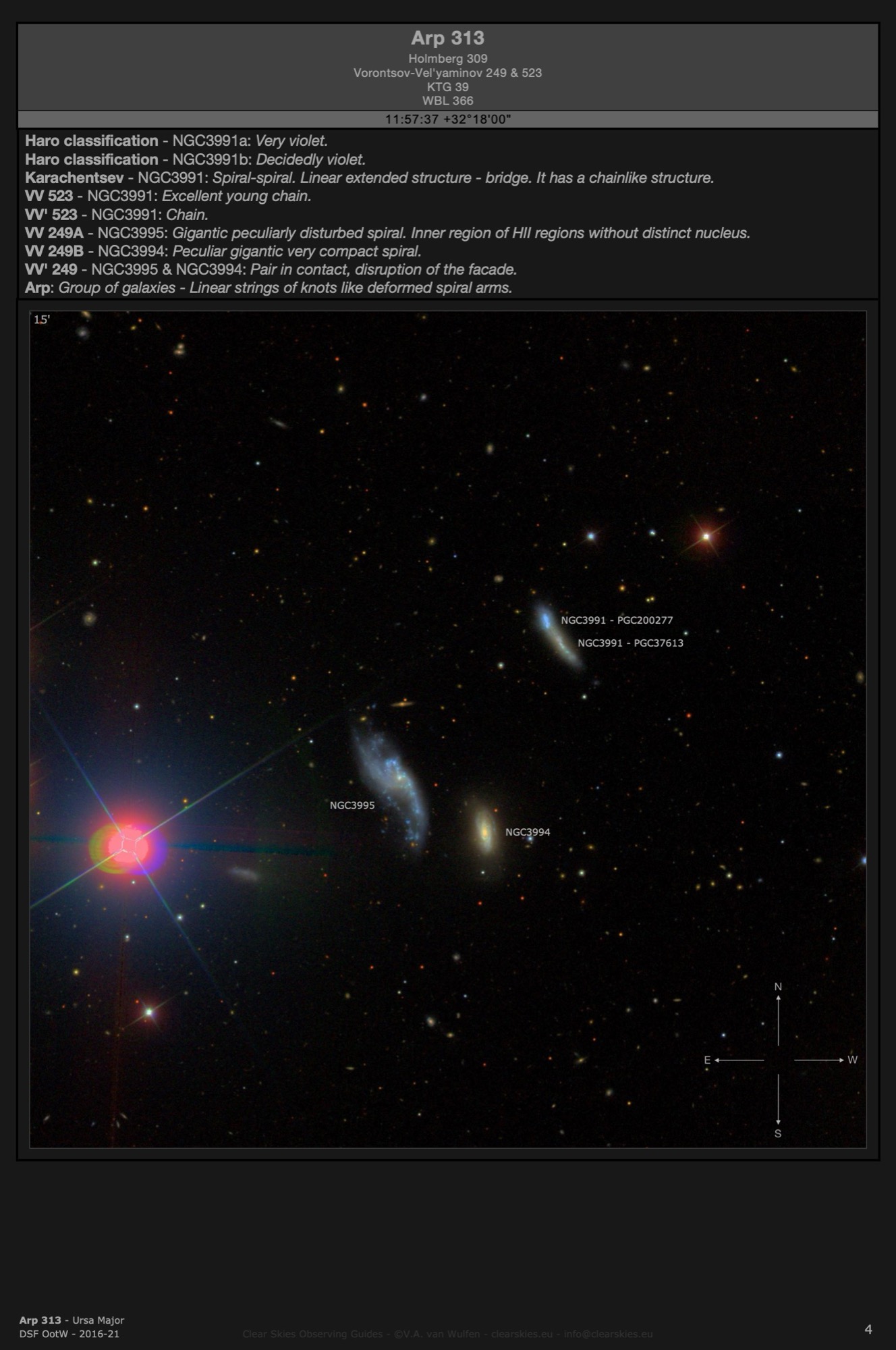 Galaxy group Arp 313 in Ursa Major Galaxy group Arp 313 in Ursa Major