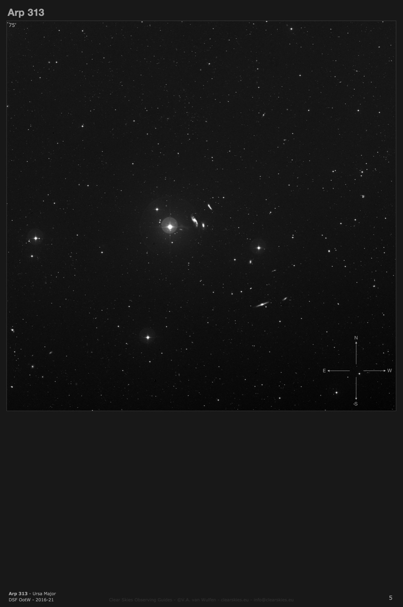 Galaxy group Arp 313 in Ursa Major Galaxy group Arp 313 in Ursa Major