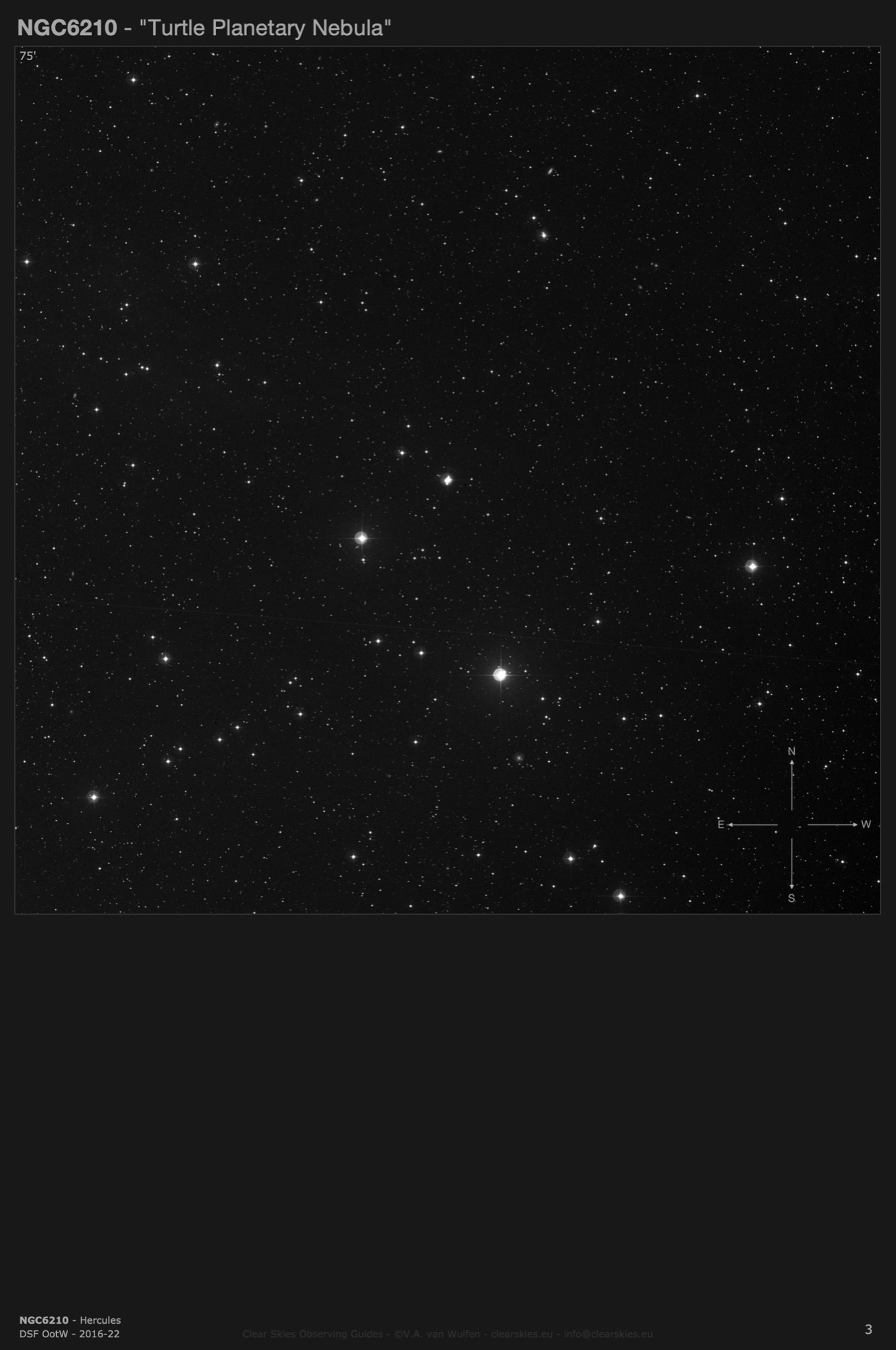 Planetary nebula NGC6210 - the "Turtle Planetary Nebula" in Hercules Planetary nebula NGC6210 - the "Turtle Planetary Nebula" in Hercules