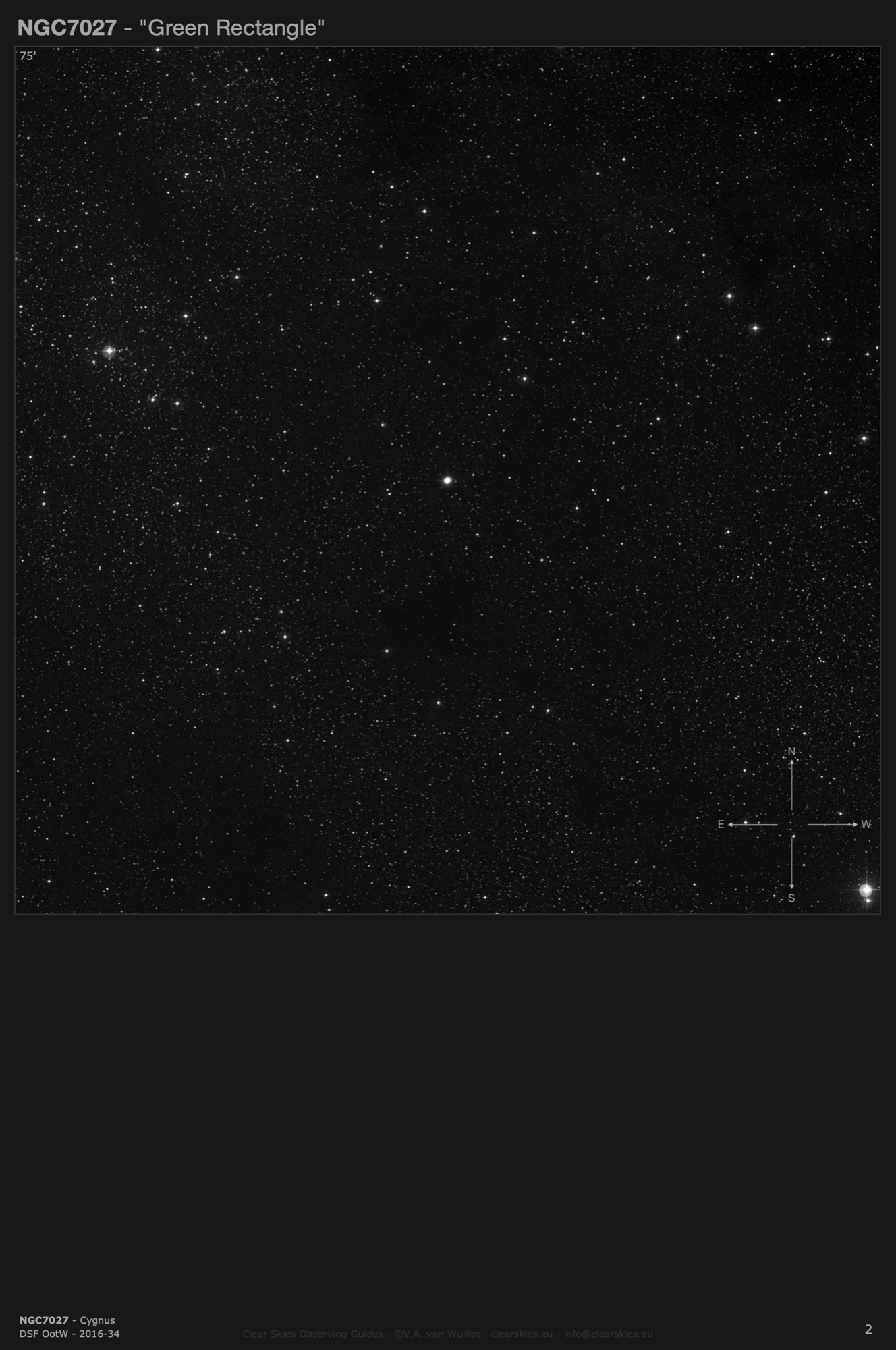 Planetary nebula NGC7027 - the "Green Rectangle" in Cygnus Planetary nebula NGC7027 - the "Green Rectangle" in Cygnus