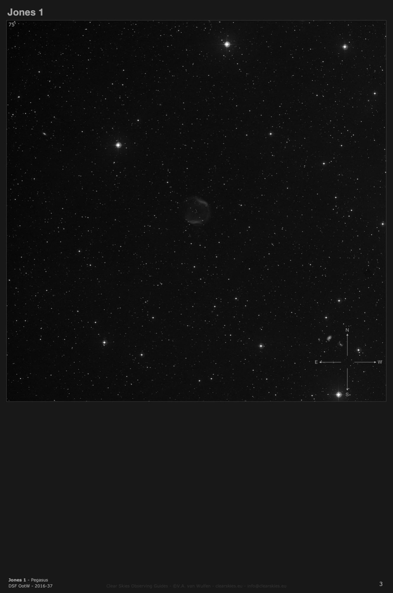 Planetary nebula Jones 1 (PK 104-29.1) in Pegasus Planetary nebula Jones 1 (PK 104-29.1) in Pegasus