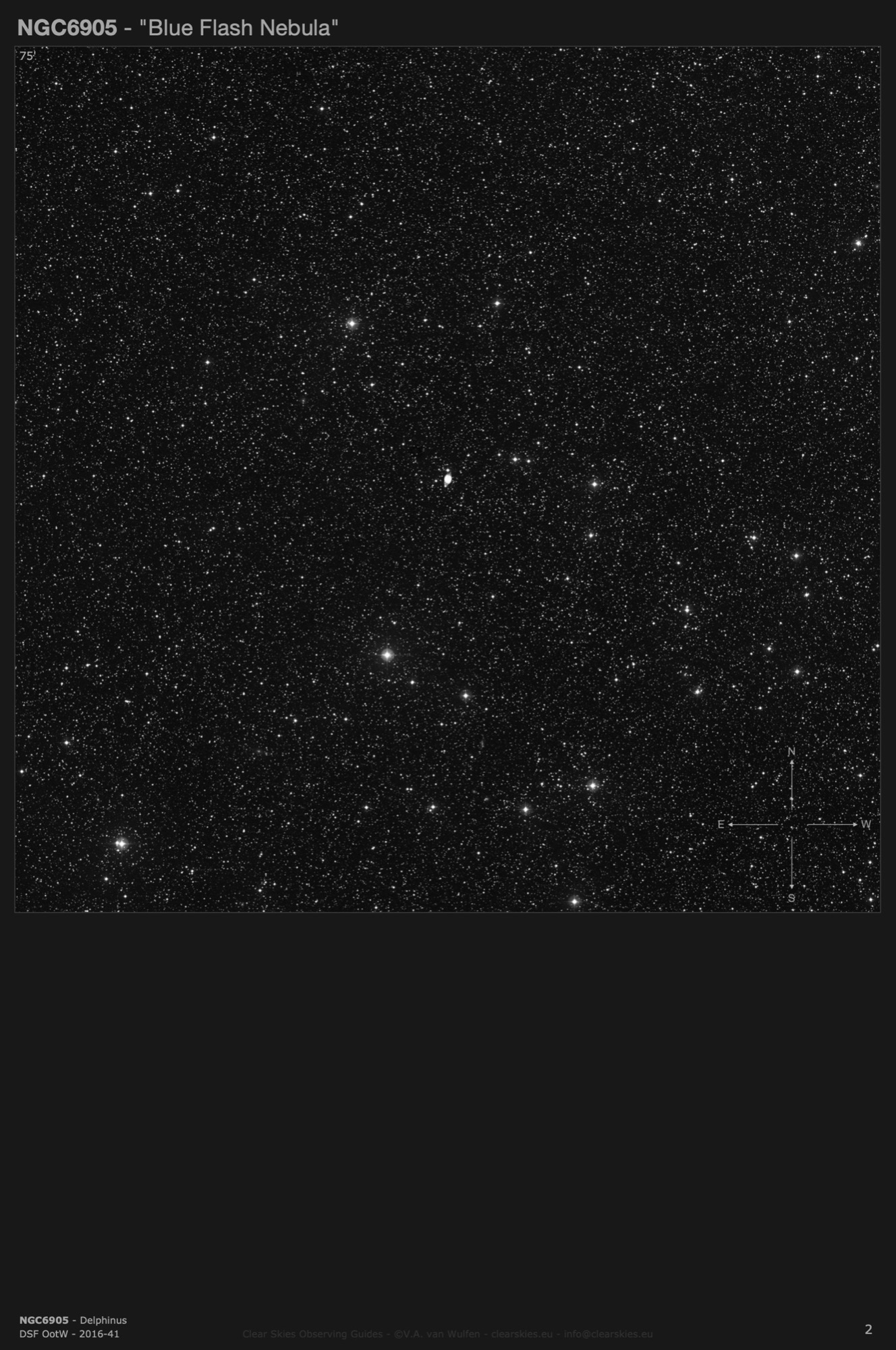 Planetary nebula NGC6905 - the "Blue Flash Nebula" in Delphinus Planetary nebula NGC6905 - the "Blue Flash Nebula" in Delphinus