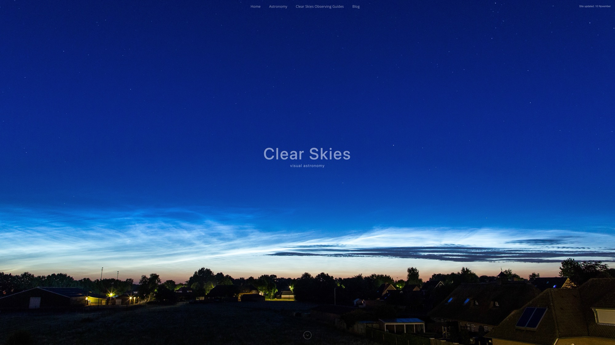 Clear Skies Newsletter