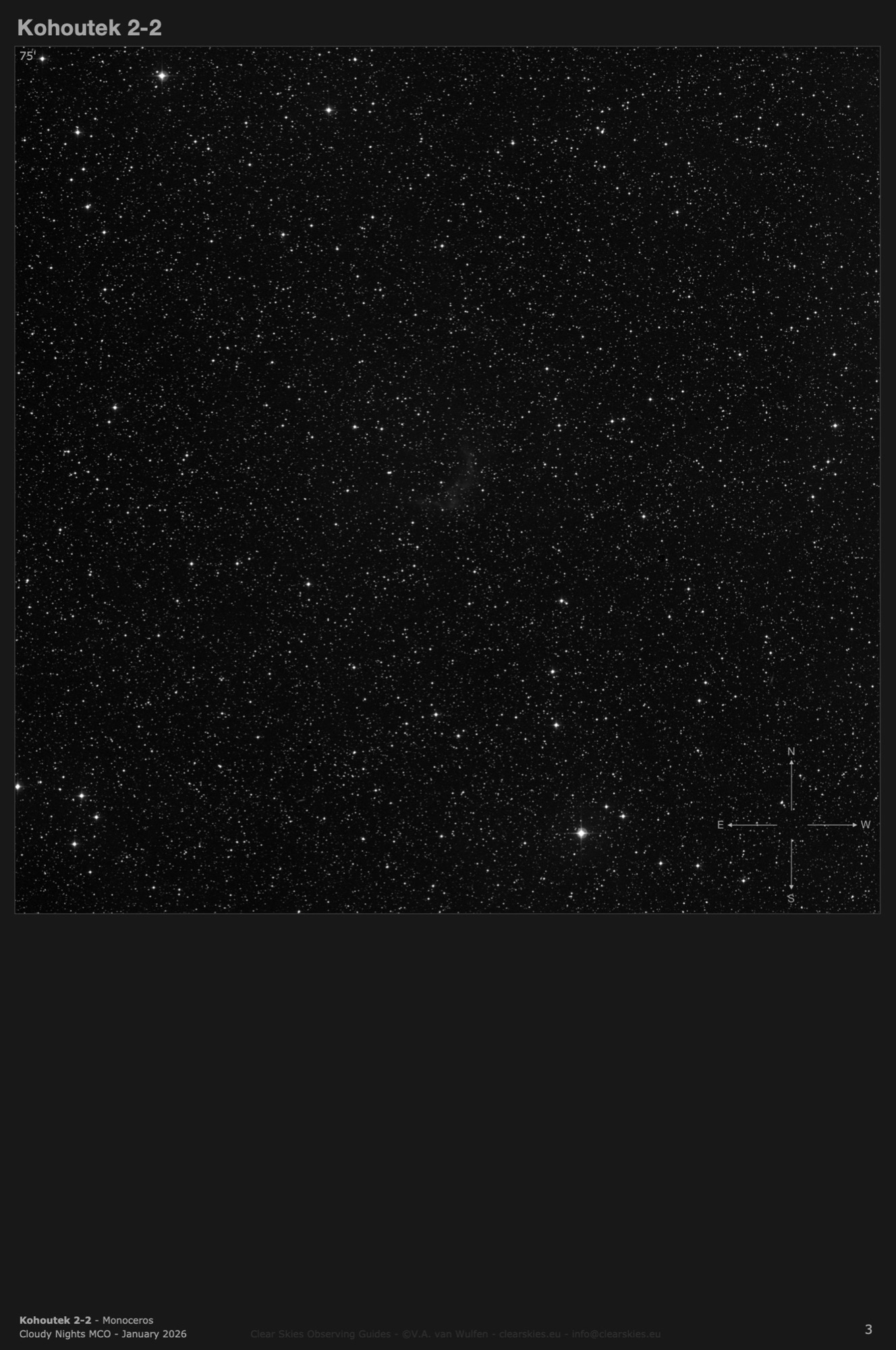 Planetary nebula Kohoutek 2-2 (PK 204+04.1) in Monoceros Planetary nebula Kohoutek 2-2 (PK 204+04.1) in Monoceros