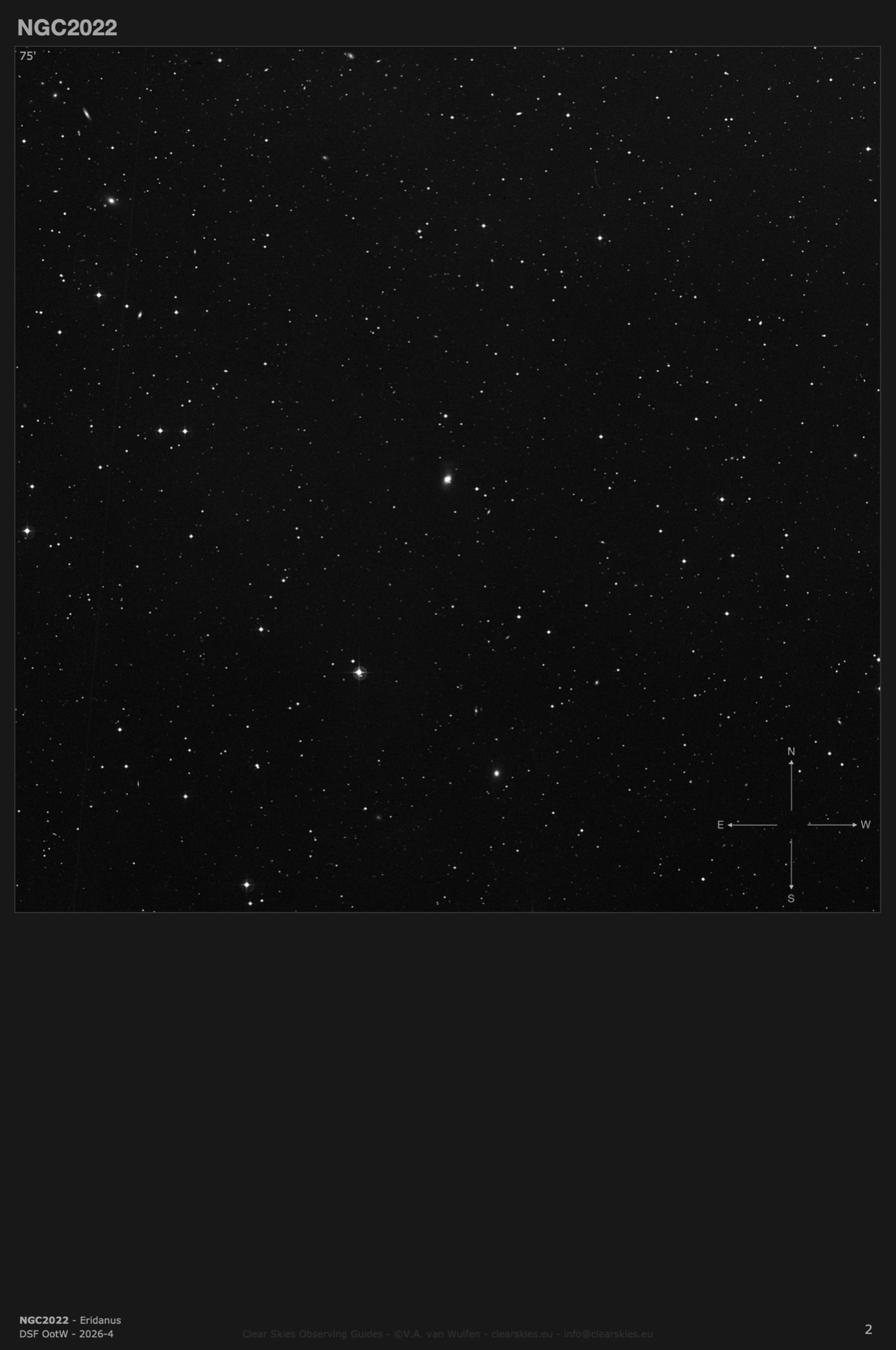 Galaxy NGC1222 (Vorontsov-Vel'yaminov 1064) in Eridanus Galaxy NGC1222 (Vorontsov-Vel'yaminov 1064) in Eridanus