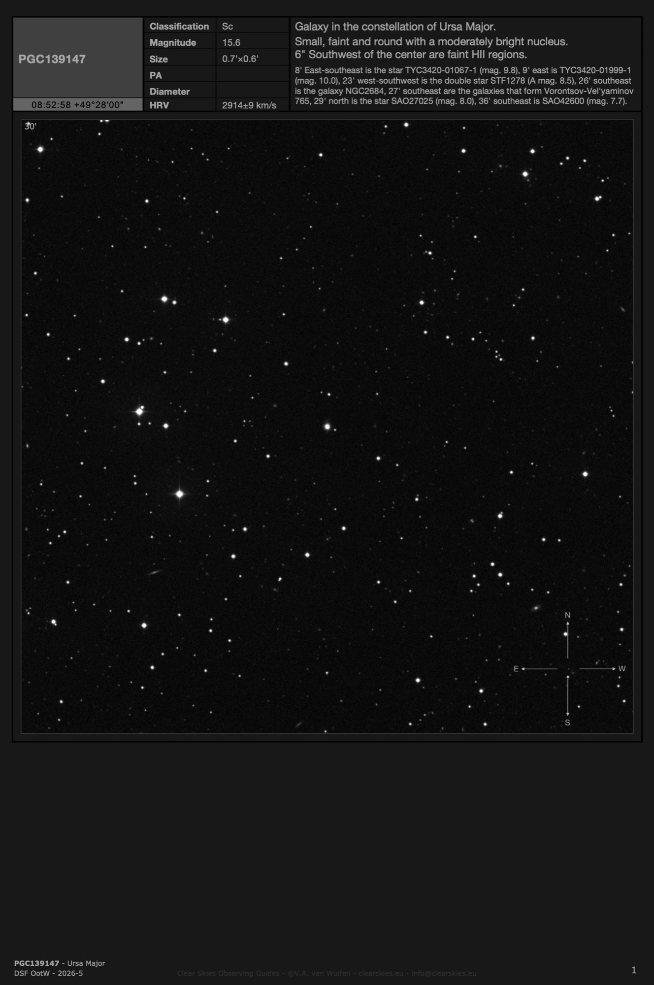 Galaxy PGC139147 in Ursa Major Galaxy PGC139147 in Ursa Major