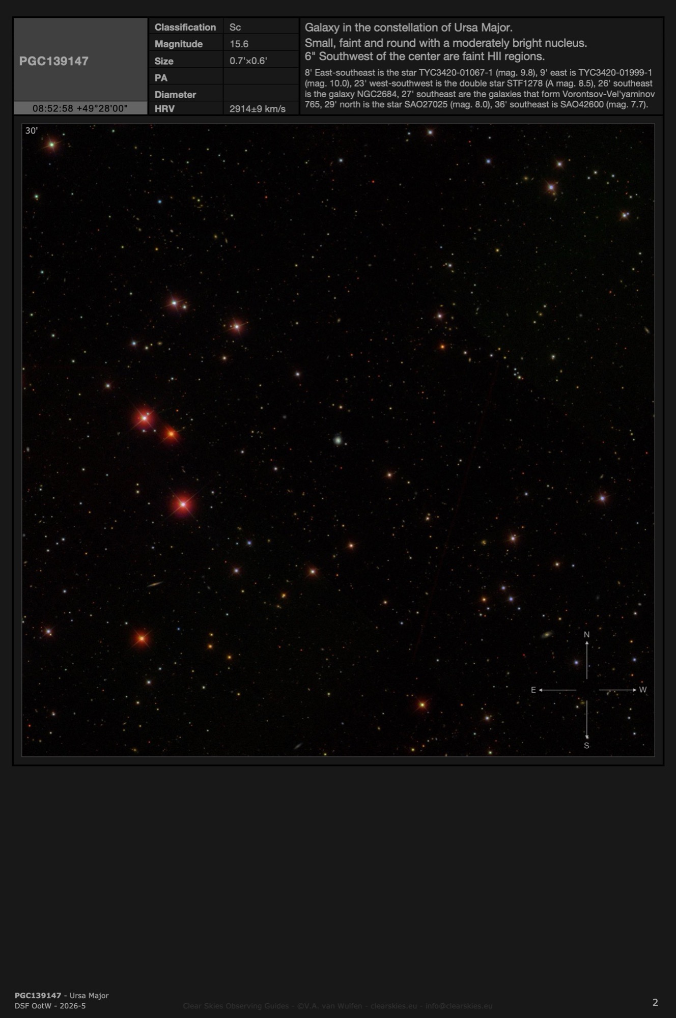 Galaxy PGC139147 in Ursa Major Galaxy PGC139147 in Ursa Major