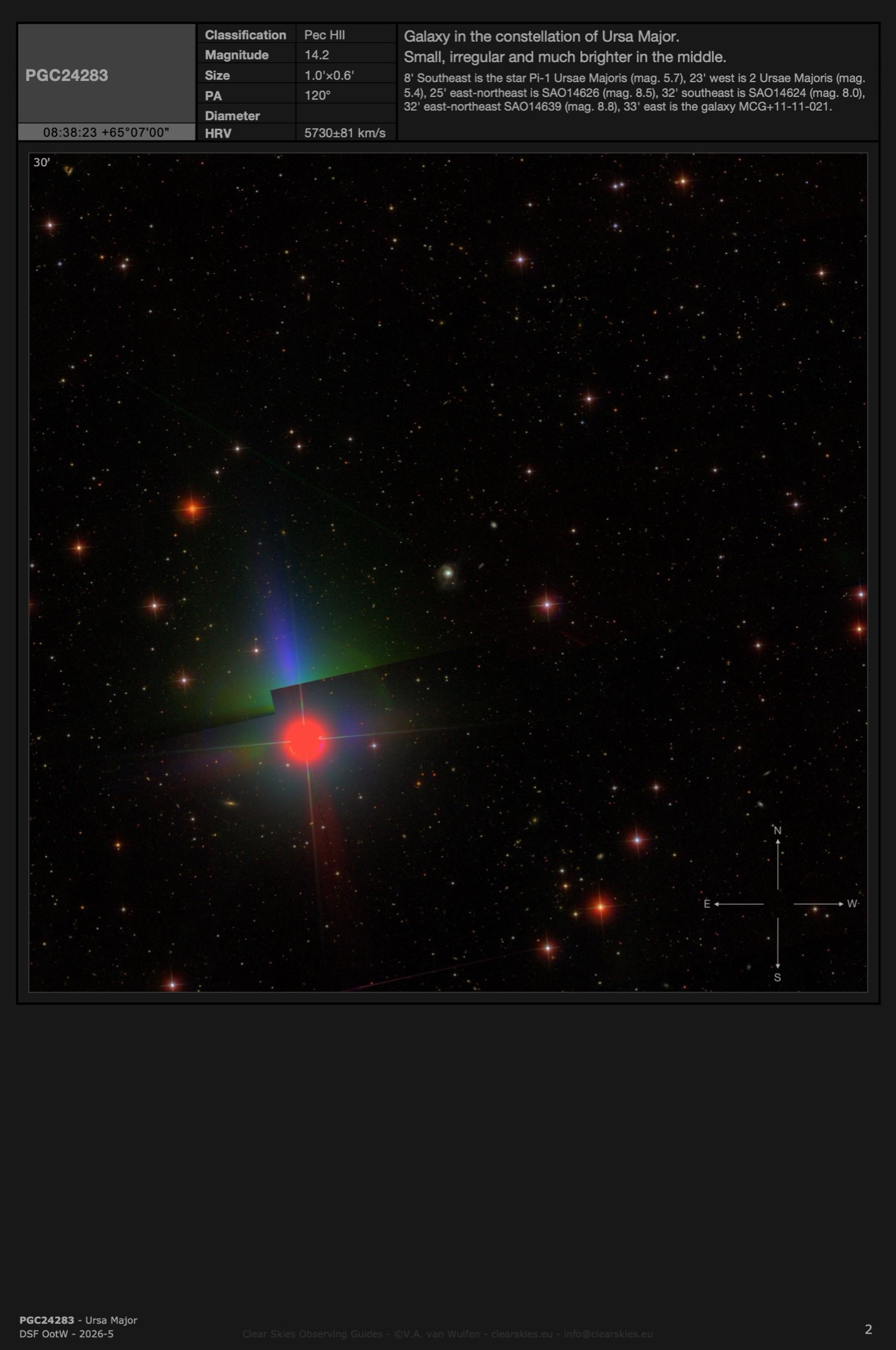 Galaxy PGC24283 in Ursa Major Galaxy PGC24283 in Ursa Major