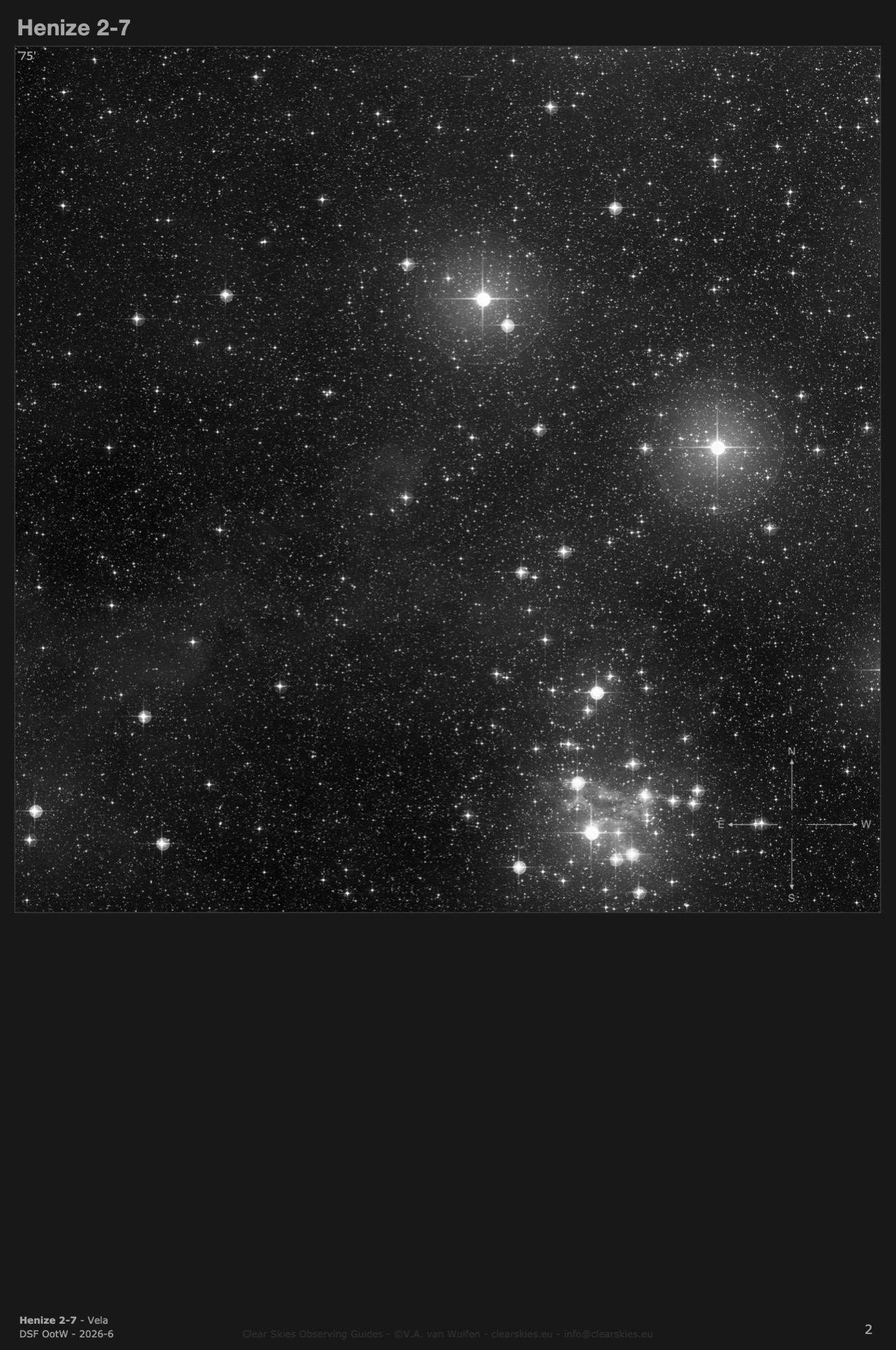 Planetary nebula Henize 2-7 (PK 264-08.1) in Vela Planetary nebula Henize 2-7 (PK 264-08.1) in Vela