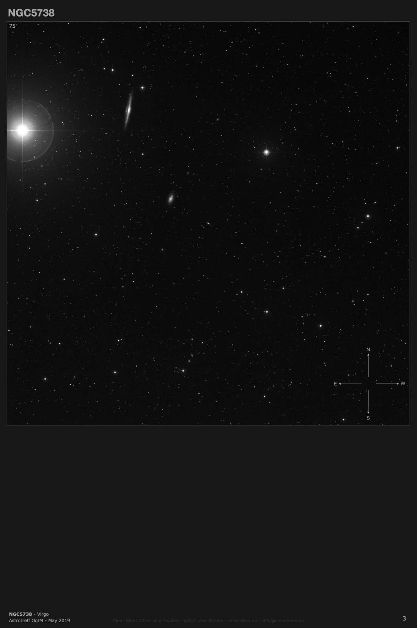 Galaxy NGC5738 in Virgo Galaxy NGC5738 in Virgo