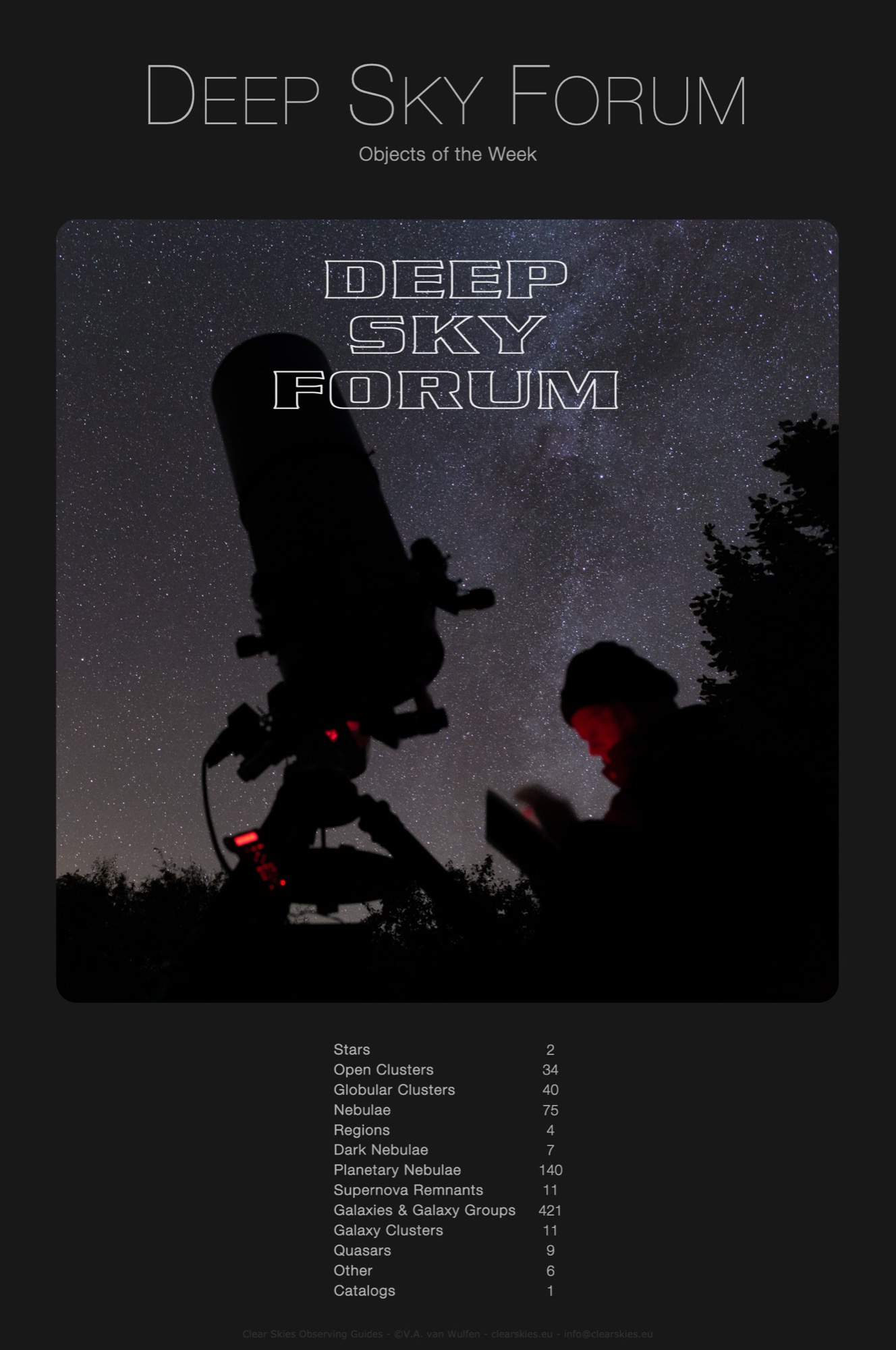 CSOG Downloads - Deep Sky Forum's Objects of the Week CSOG Downloads - Deep Sky Forum's Objects of the Week