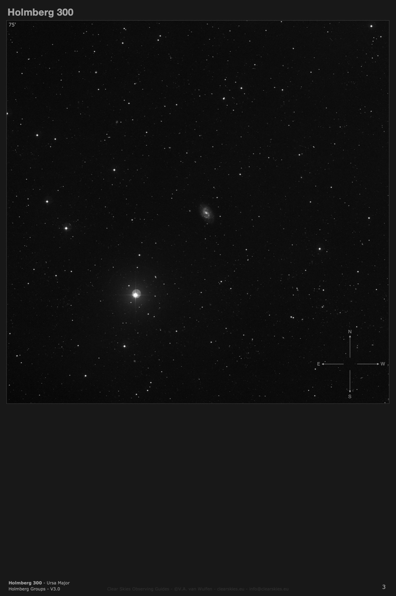 Galaxy pair NGC3930 & NGC3930A (Holmberg 300) in Ursa Major
