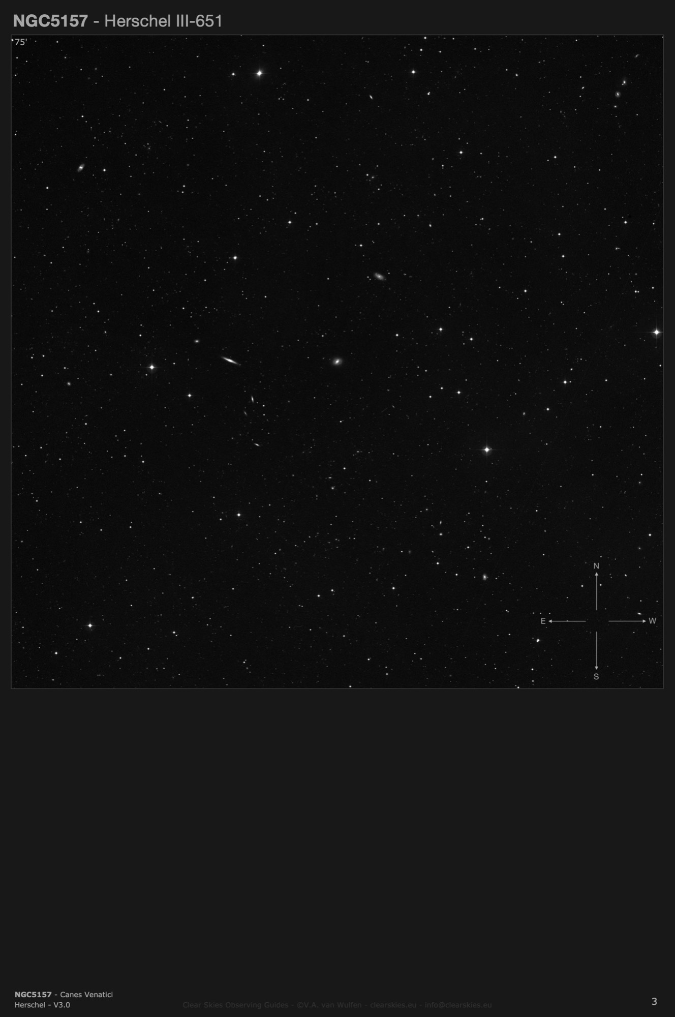 Galaxy NGC5157 in Canes Venatici Galaxy NGC5157 in Canes Venatici