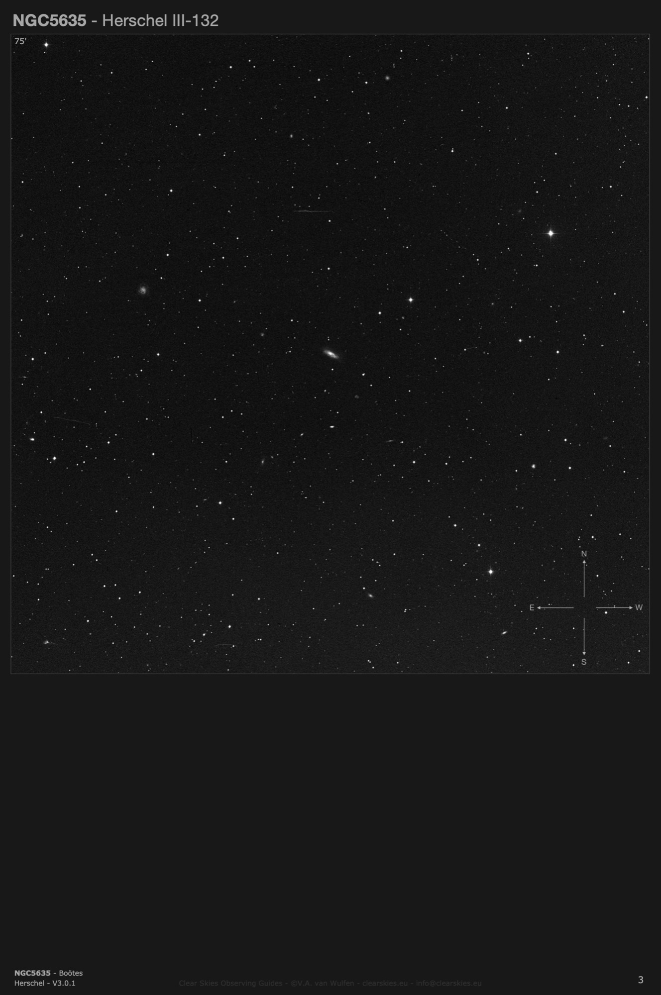 Galaxy NGC5635 in Boötes Galaxy NGC5635 in Boötes