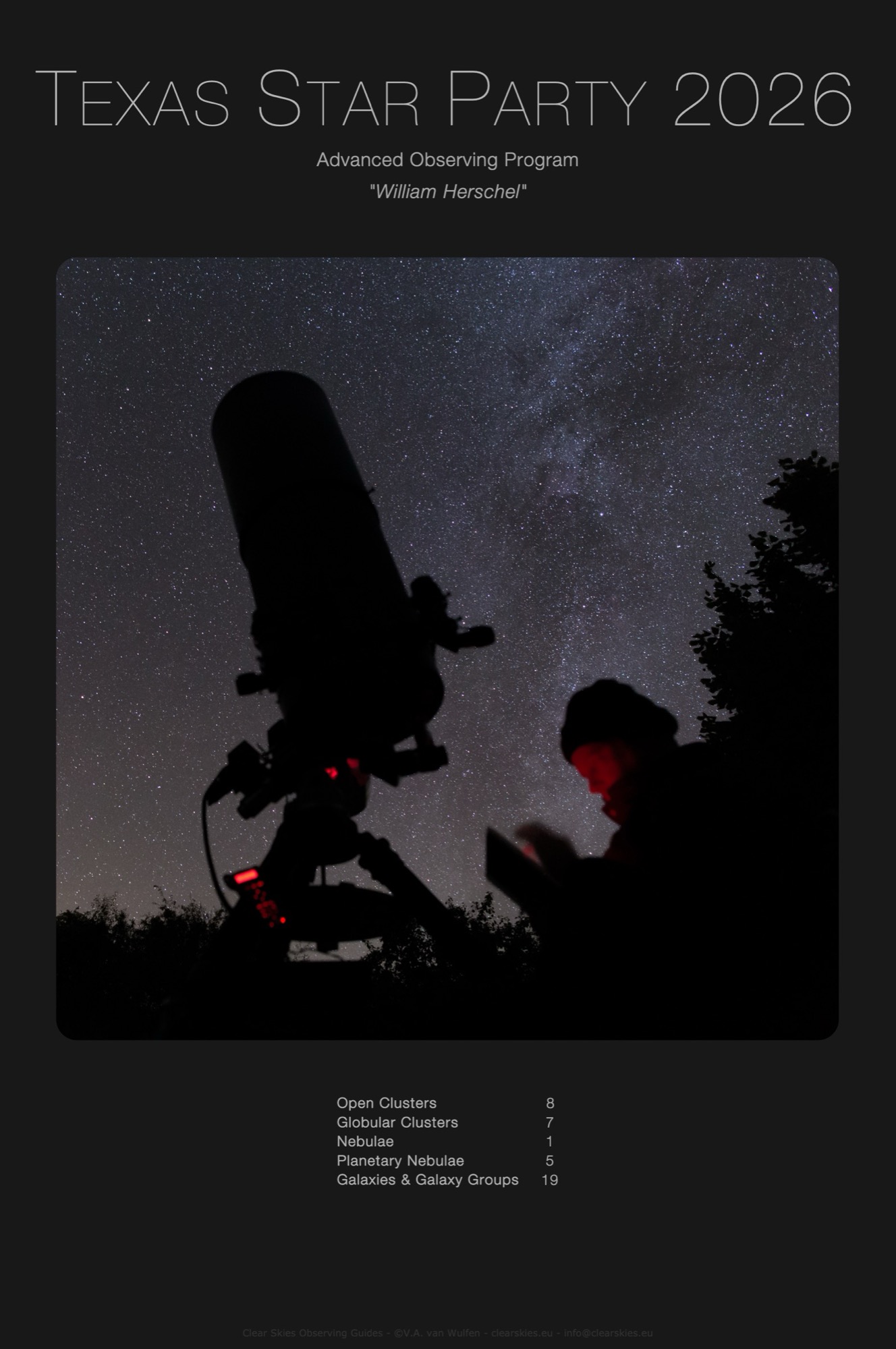 CSOG Downloads - Star Party Observing Programs - Texas Star Party 2026 Advanced Observing Program CSOG Downloads - Star Party Observing Programs - Texas Star Party 2026 Advanced Observing Program