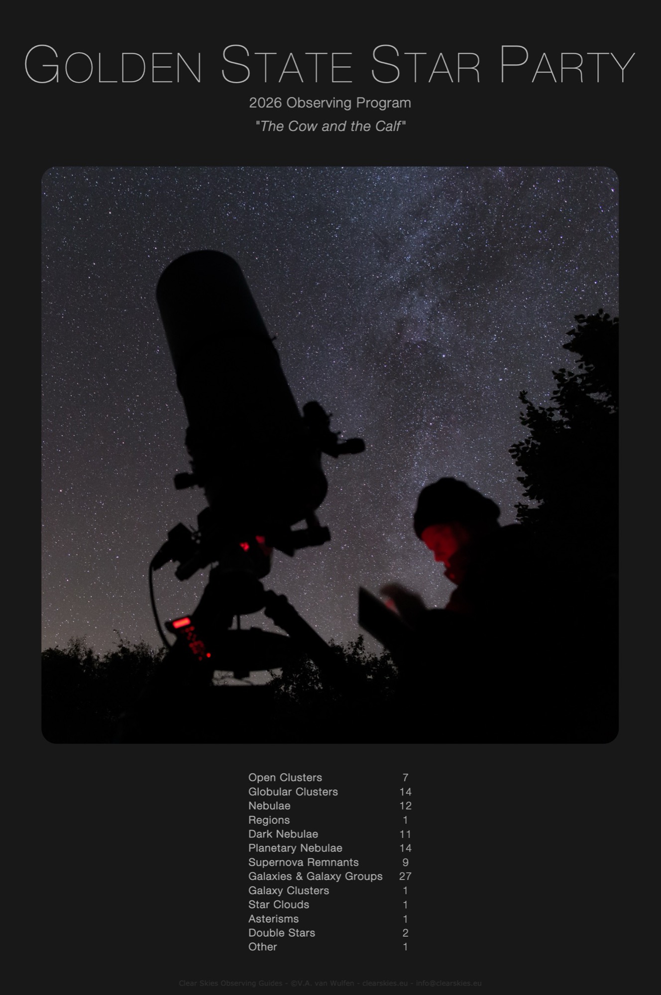 Golden State Star Party - 2025 Observing Program - index Golden State Star Party - 2026 Observing Program - index