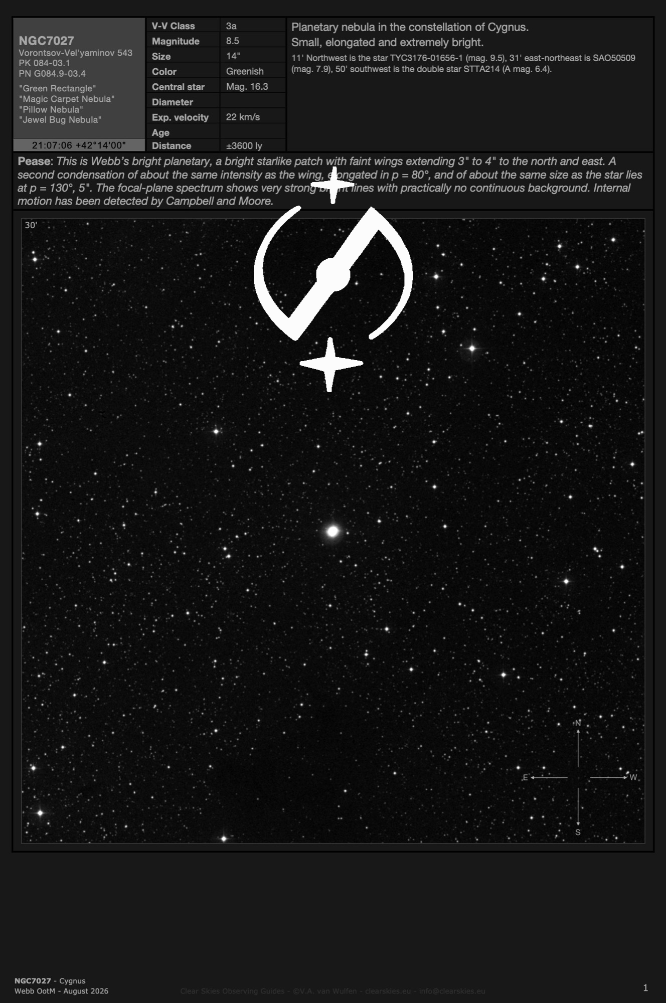 the current Webb Deep-Sky Society's Objects of the Month The current Webb Deep-Sky Society's Objects of the Month