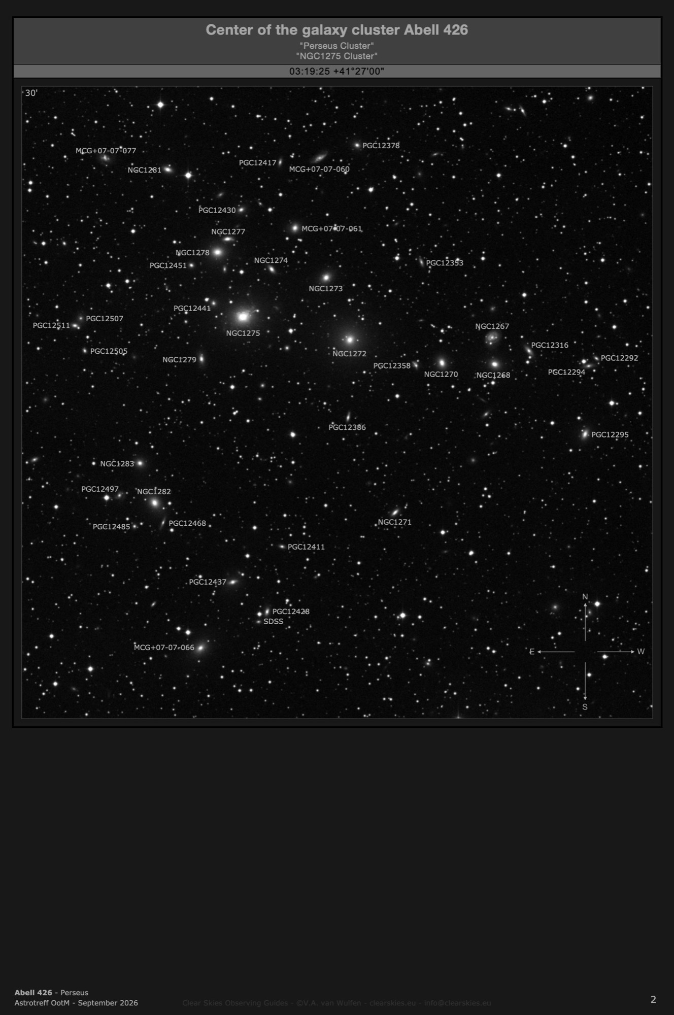 (the center of the) Galaxy cluster Abell 426 - the "Perseus Cluster" in Perseus (the center of the) Galaxy cluster Abell 426 - the "Perseus Cluster" in Perseus