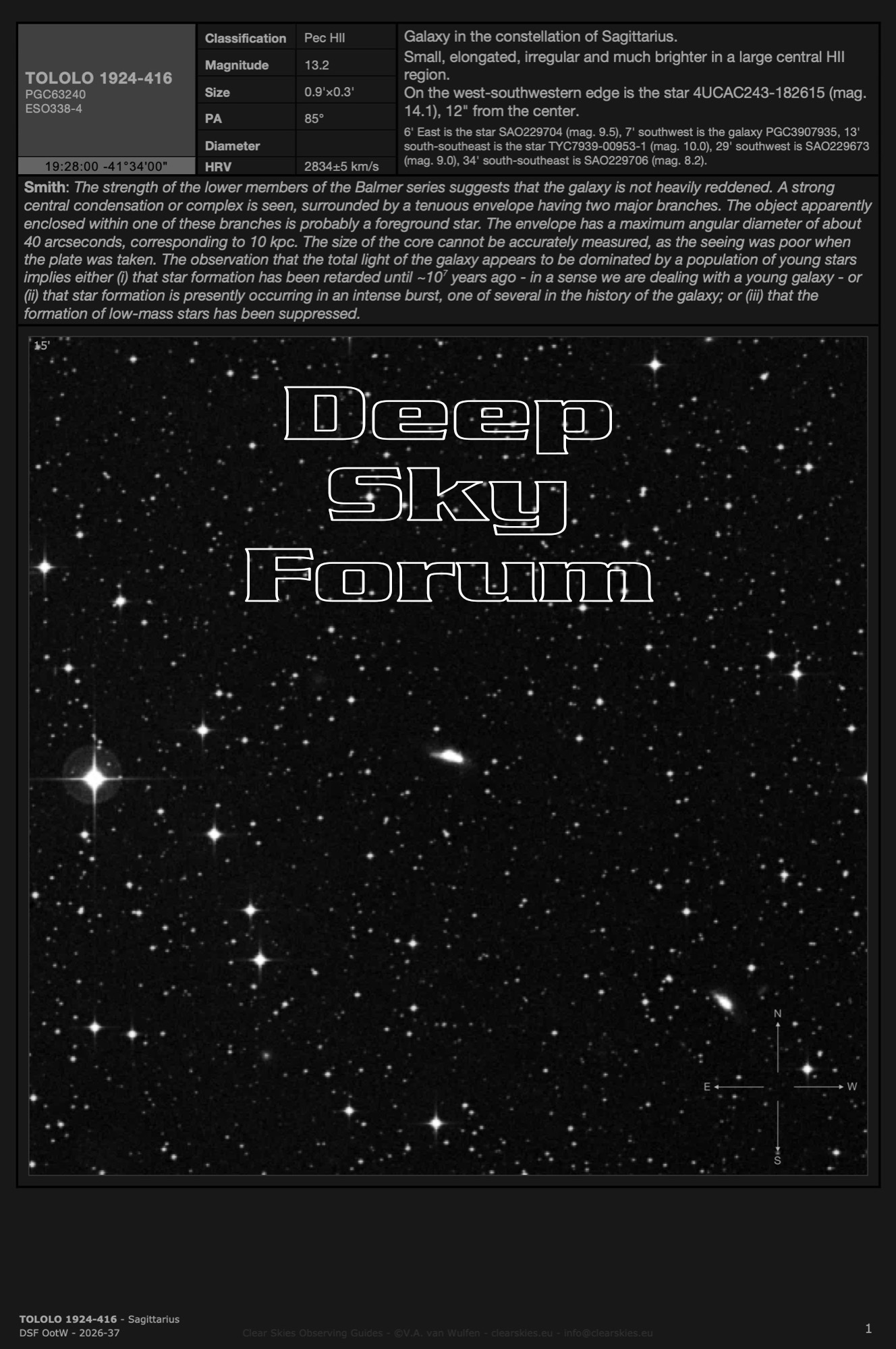The current Deep Sky Forum Object of the Week The current Deep Sky Forum Object of the Week